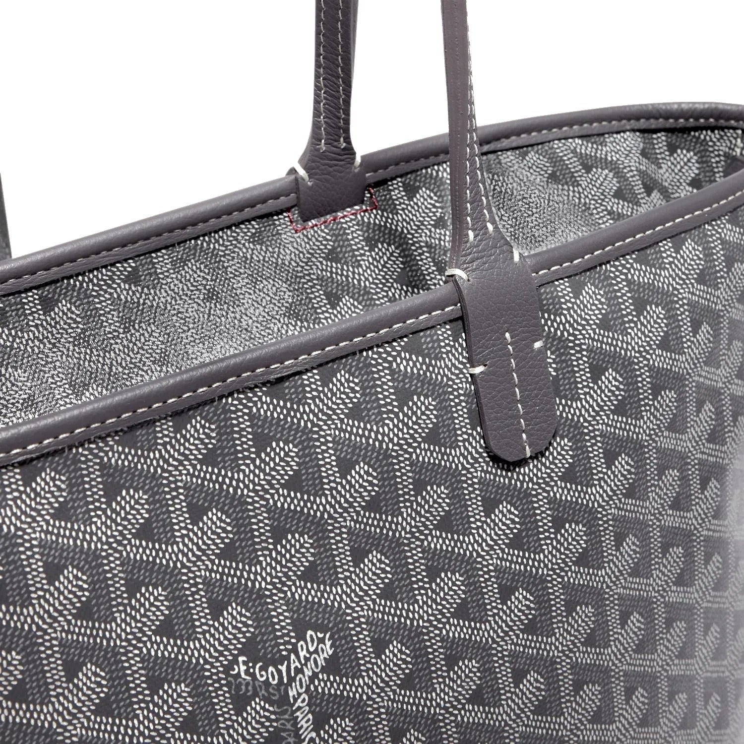 Zippered Canvas Tote - Small - Grey - 43