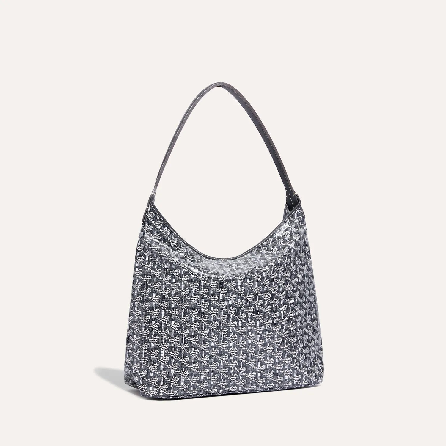Bohème Hobo Shoulder Bag - Grey