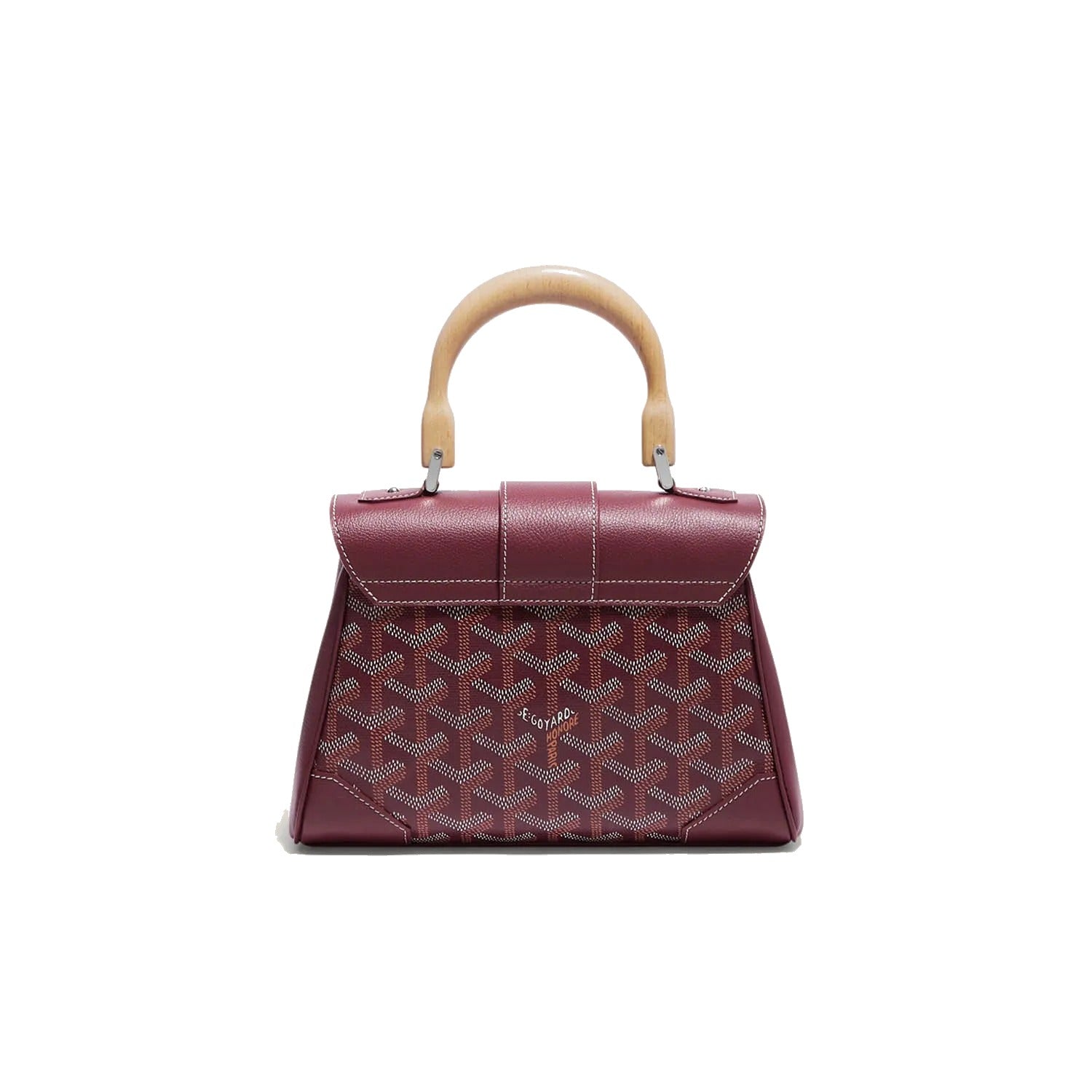 Soft Leather Mini Crossbody Bag - Burgundy - 43