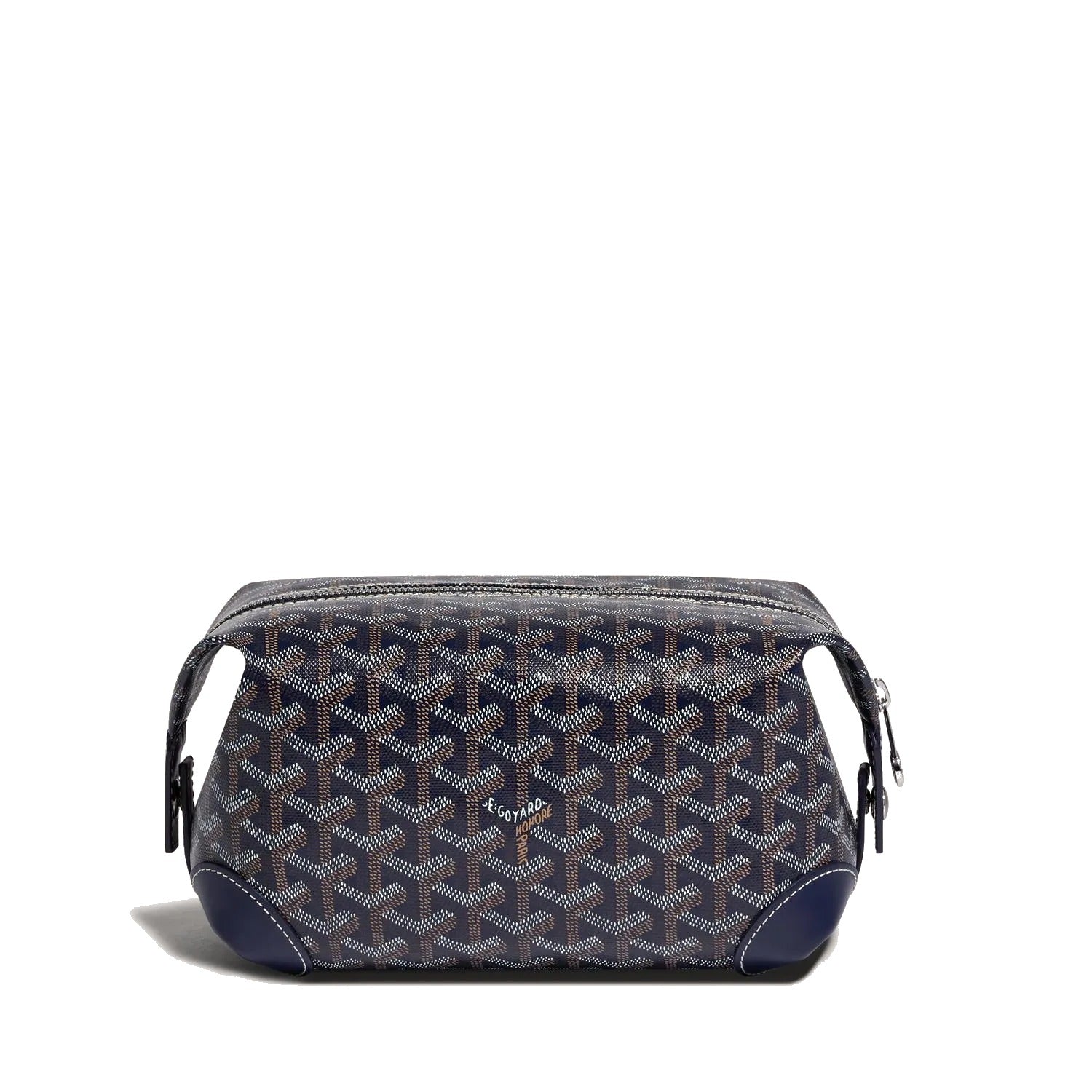 Canvas Bowling Toiletry Bag - Navy Blue - 30