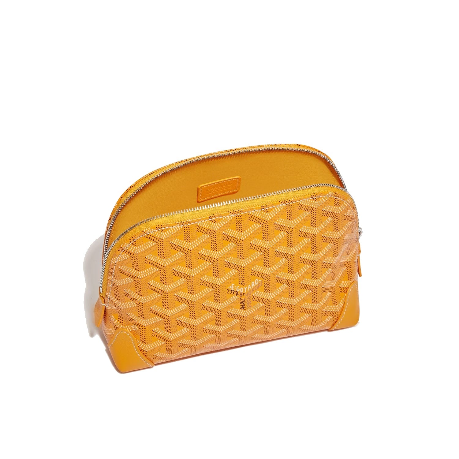 Canvas Cosmetic Pouch - Yellow - 19