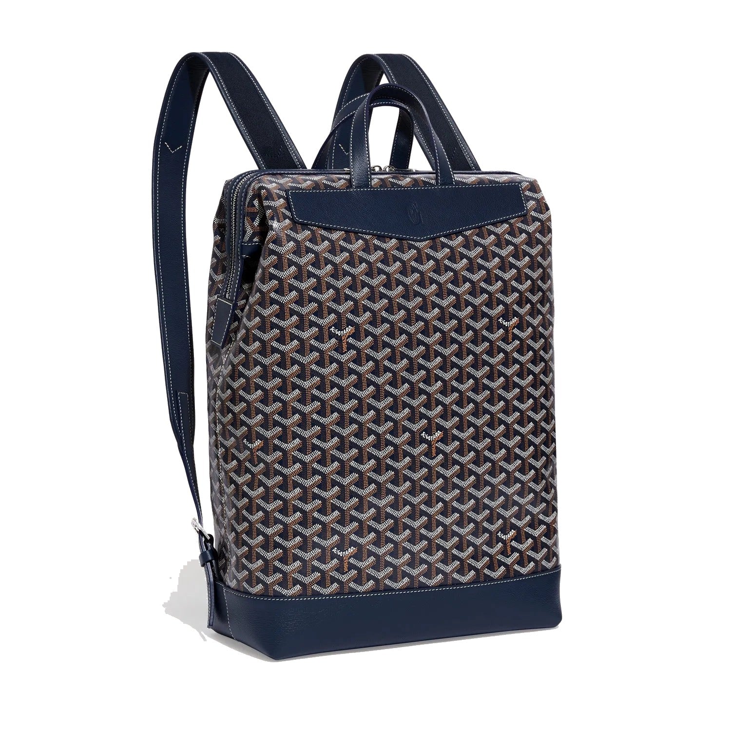 Medium Canvas Backpack - Navy Blue