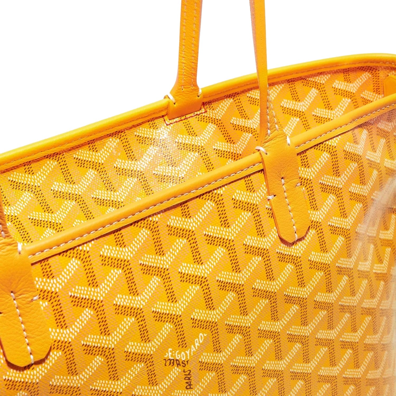 Zippered Canvas Tote - Small - Yellow - 19