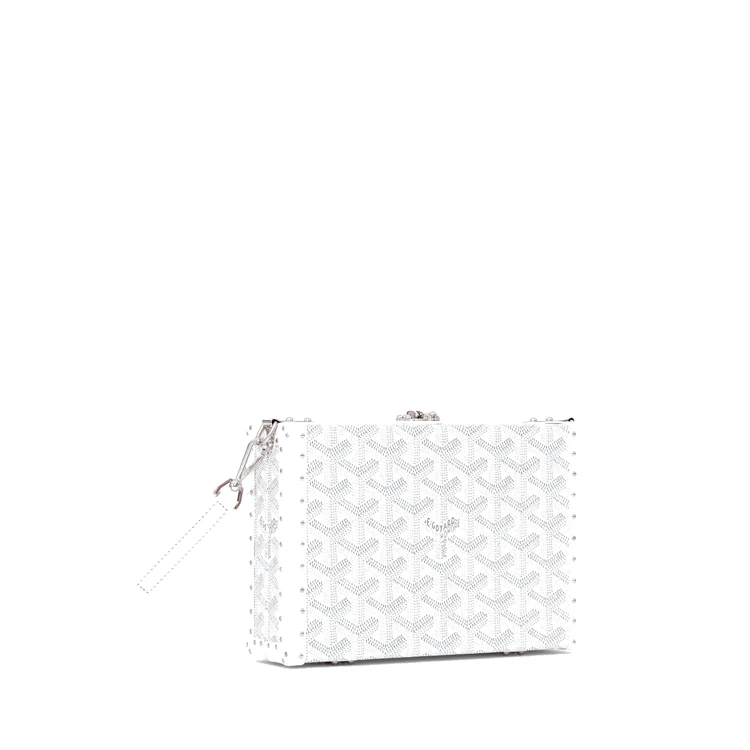 Trunk Crossbody Box Bag - White