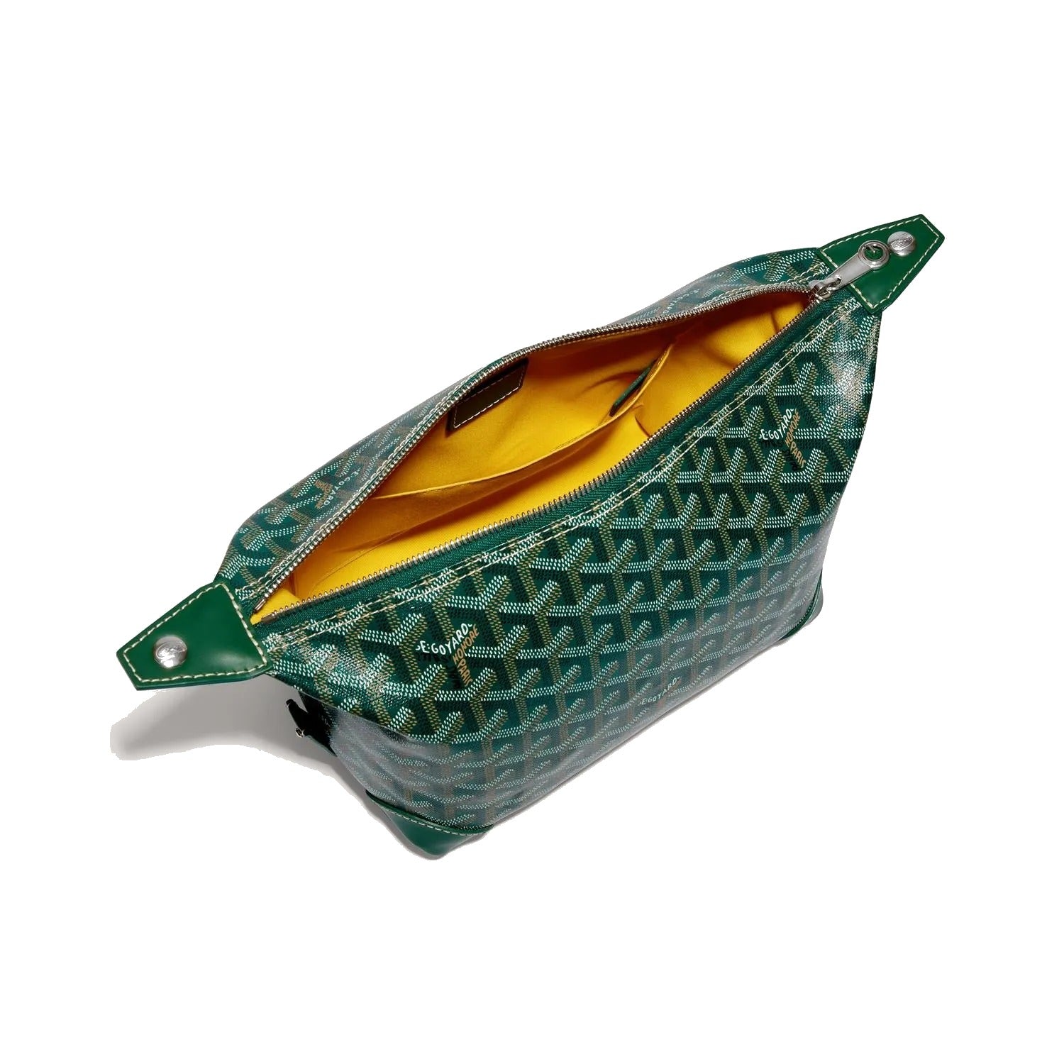 Canvas Bowling Toiletry Bag - Green - 23