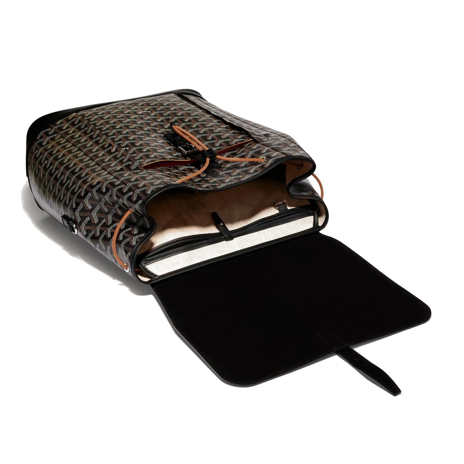 Medium Canvas Backpack - Black - 4