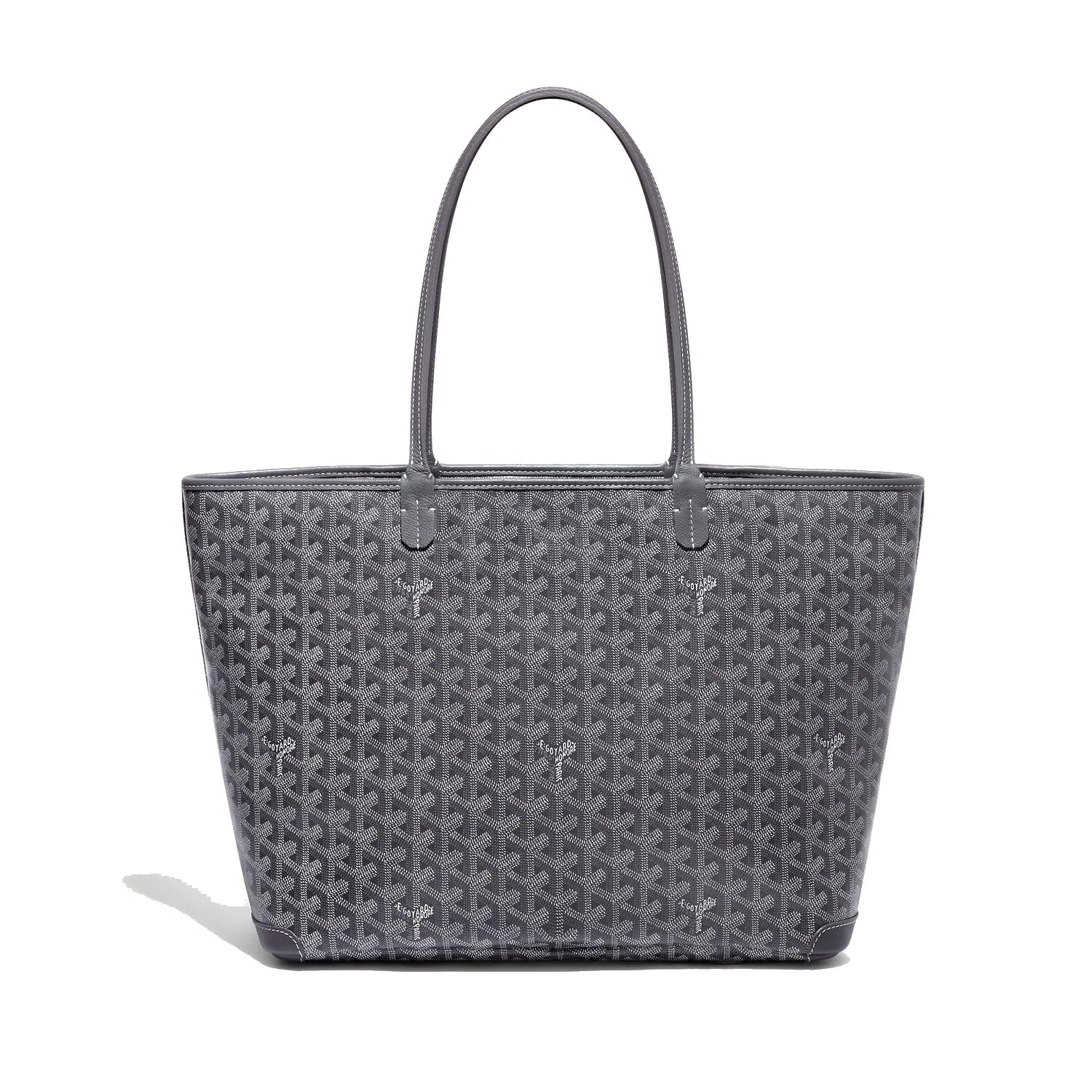 Zippered Canvas Tote - Medium - Grey - 42