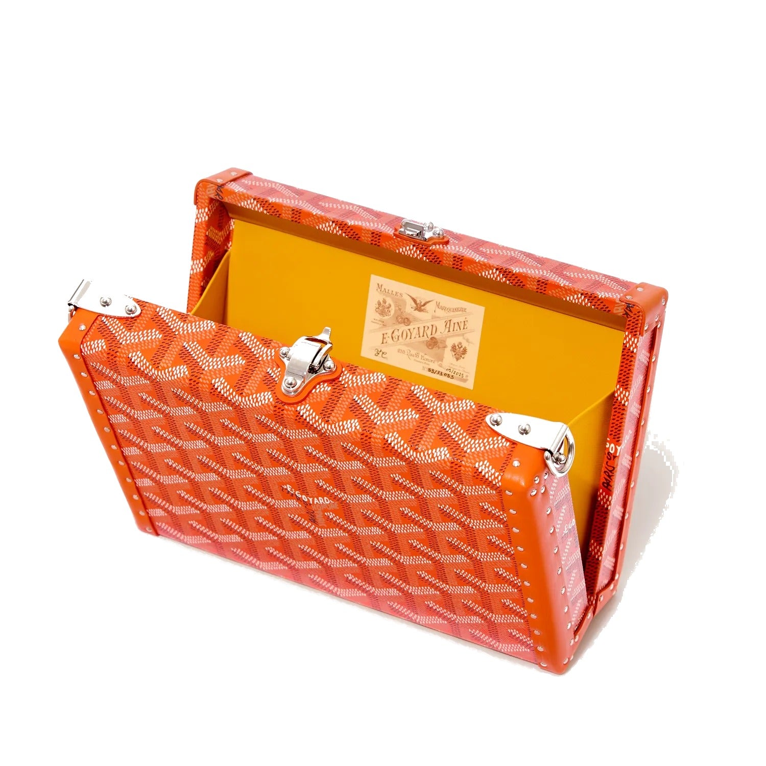 Trunk Crossbody Box Bag - Orange - 16