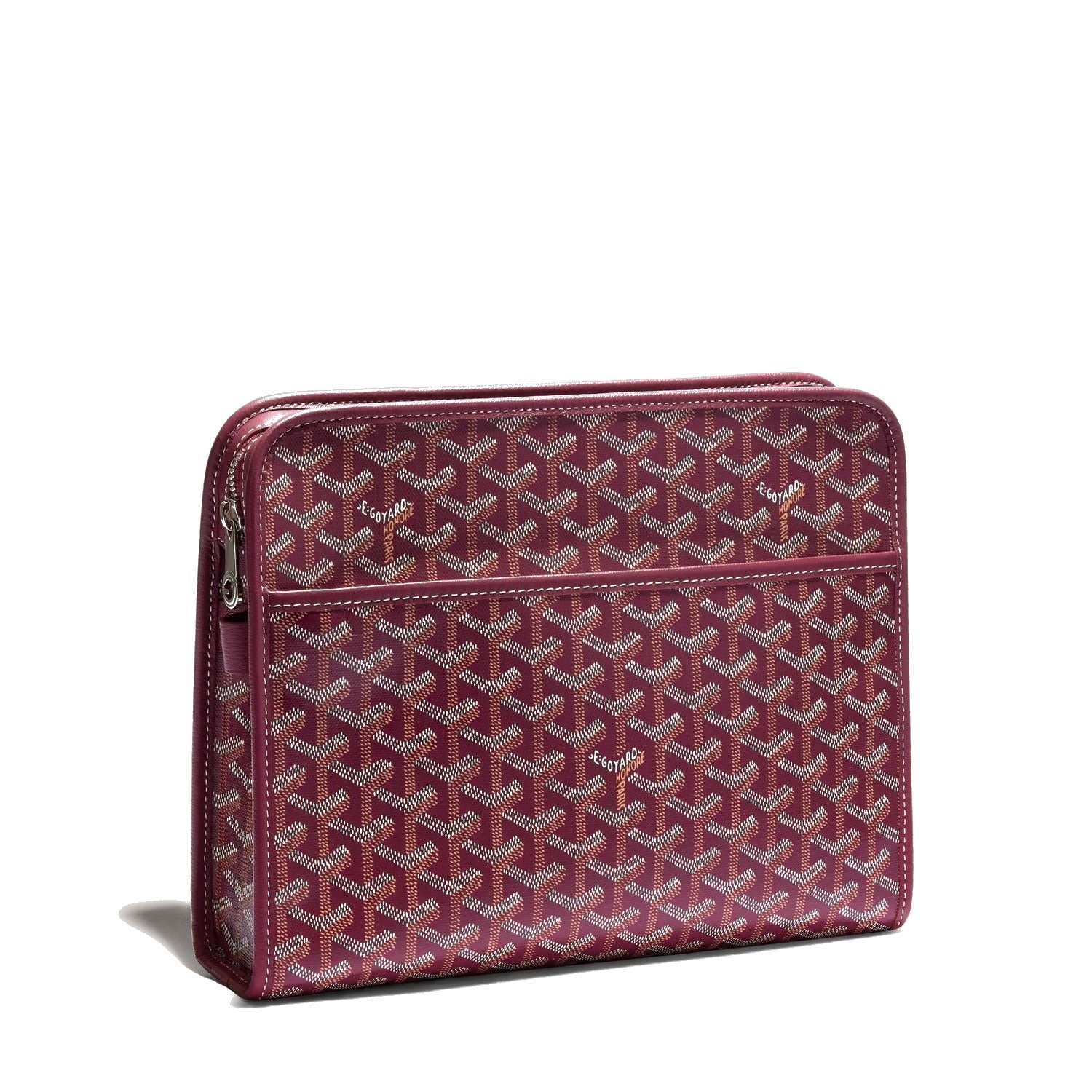 Canvas Toiletry Bag - Large - Burgundy