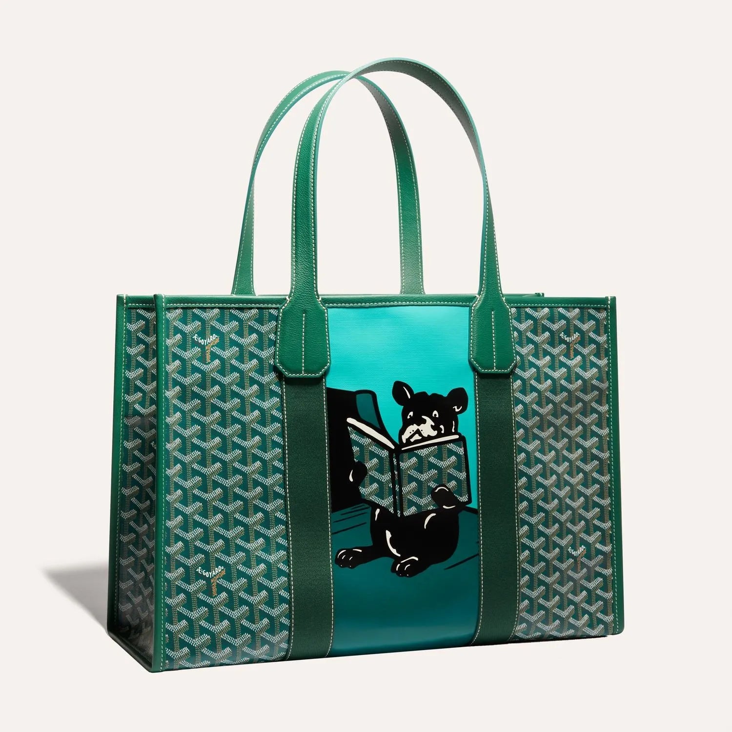 Villette Reversible Tote MM - Green