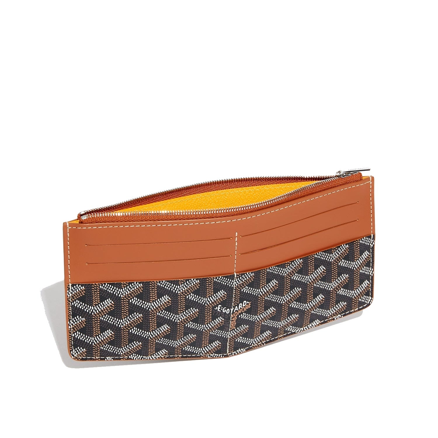 Zip-Around Wallet Insert - Black & Tan - 7