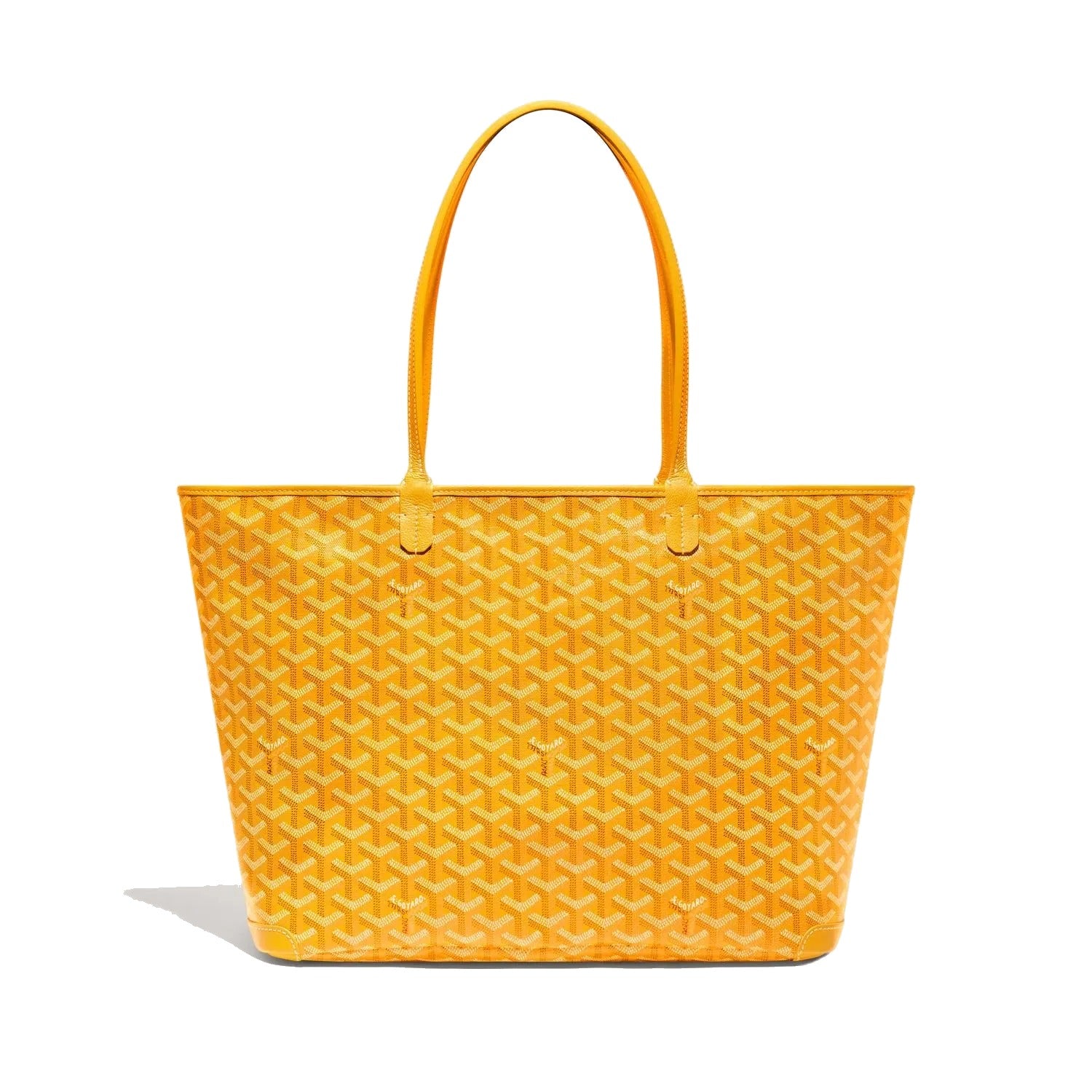 Zippered Canvas Tote - Medium - Yellow - 18
