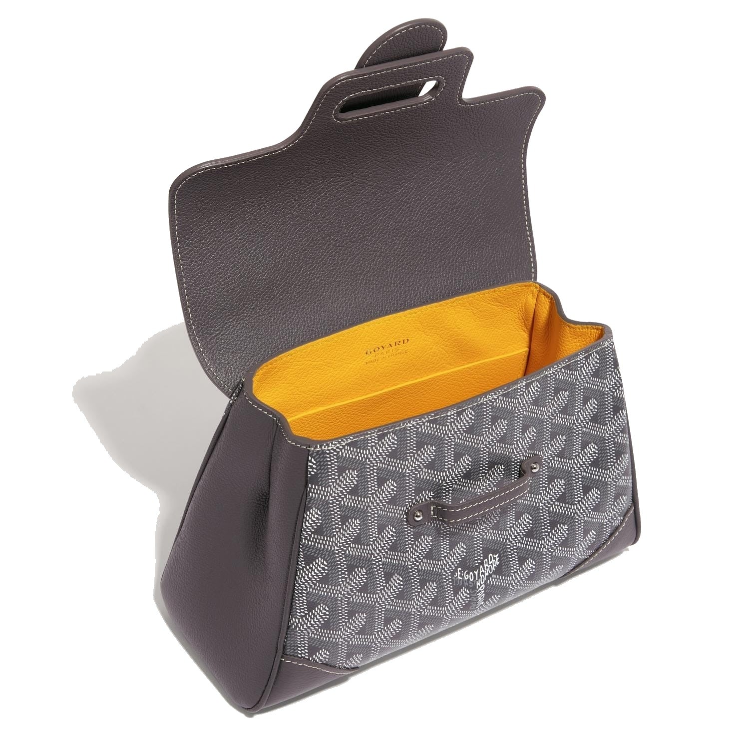 Soft Leather Mini Crossbody Bag - Grey - 55
