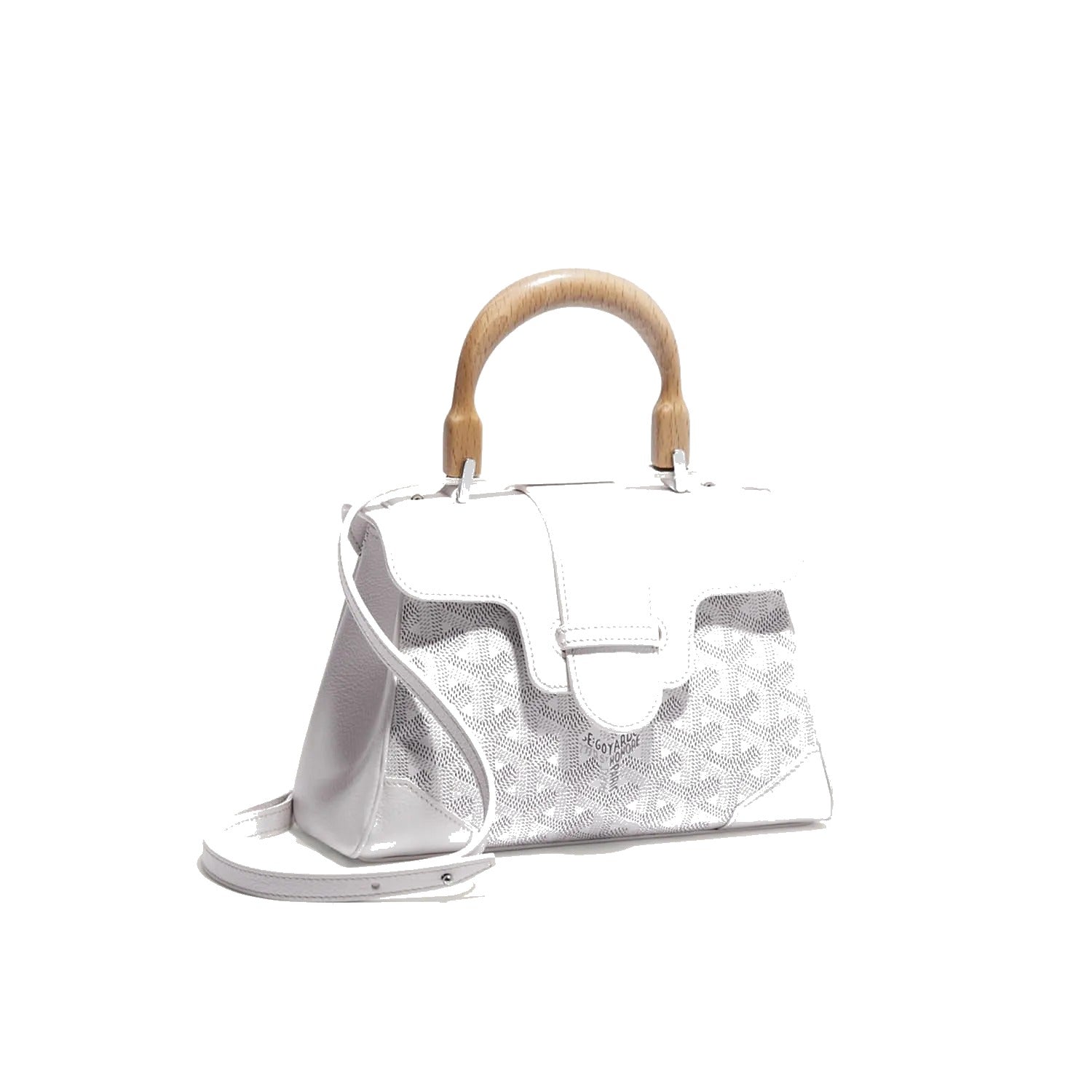 Soft Leather Mini Crossbody Bag - White