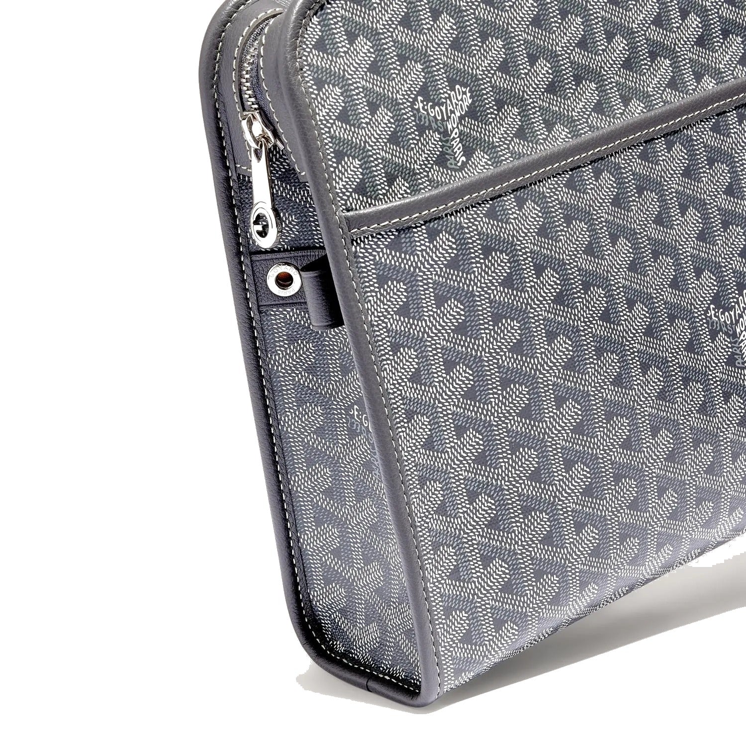 Canvas Toiletry Bag - Large - Grey - 44