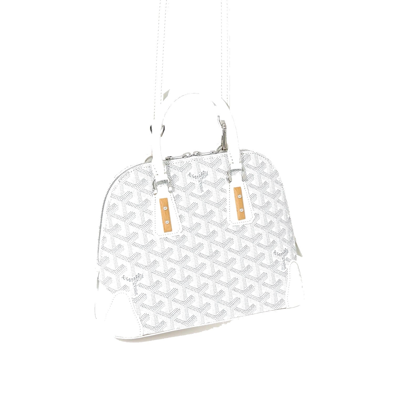 Mini Structured Top-Handle Bag - White - 50