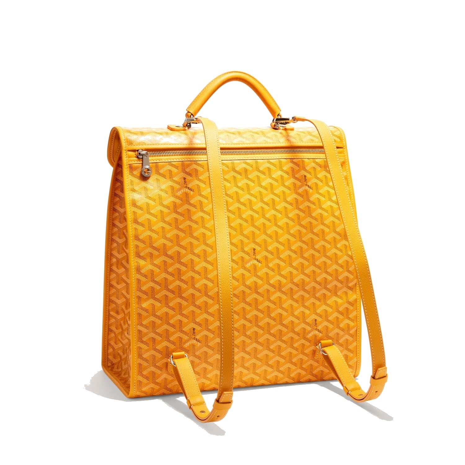 Travel Canvas Backpack - Yellow - 23