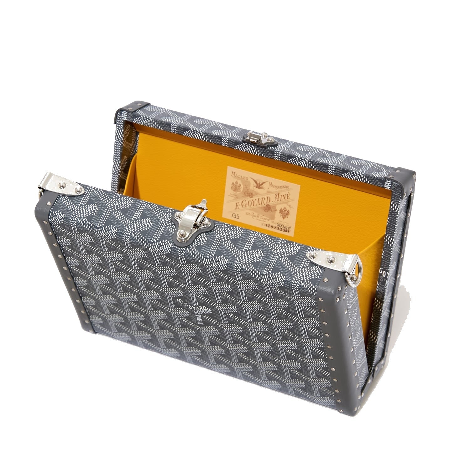 Trunk Crossbody Box Bag - Grey - 44