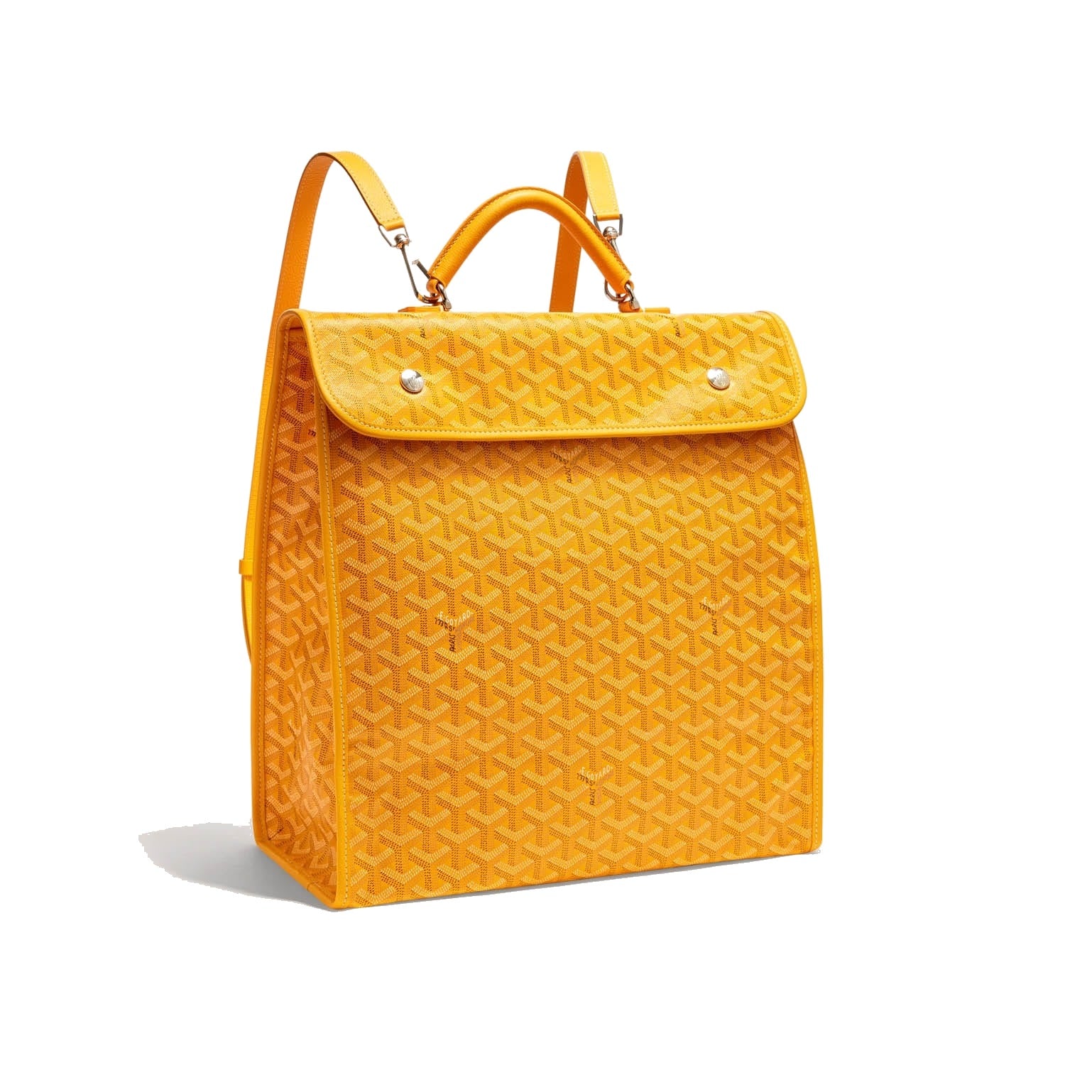 Travel Canvas Backpack - Yellow