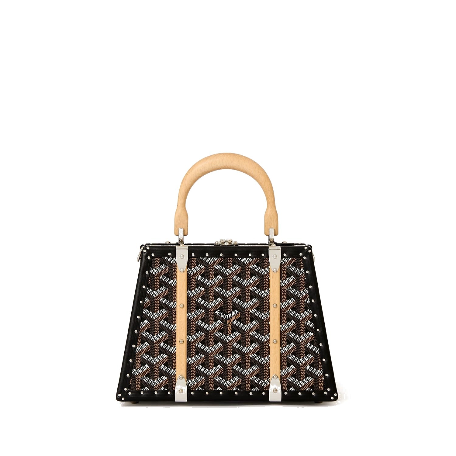Mini Structured Trunk Crossbody - Black - 2