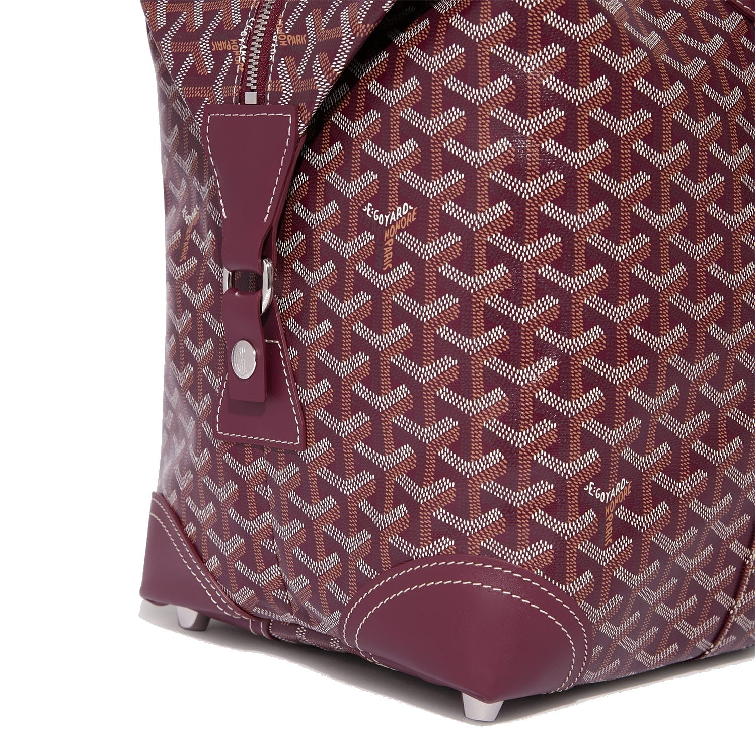 Canvas Bowling Travel Bag - 45cm - Burgundy - 39