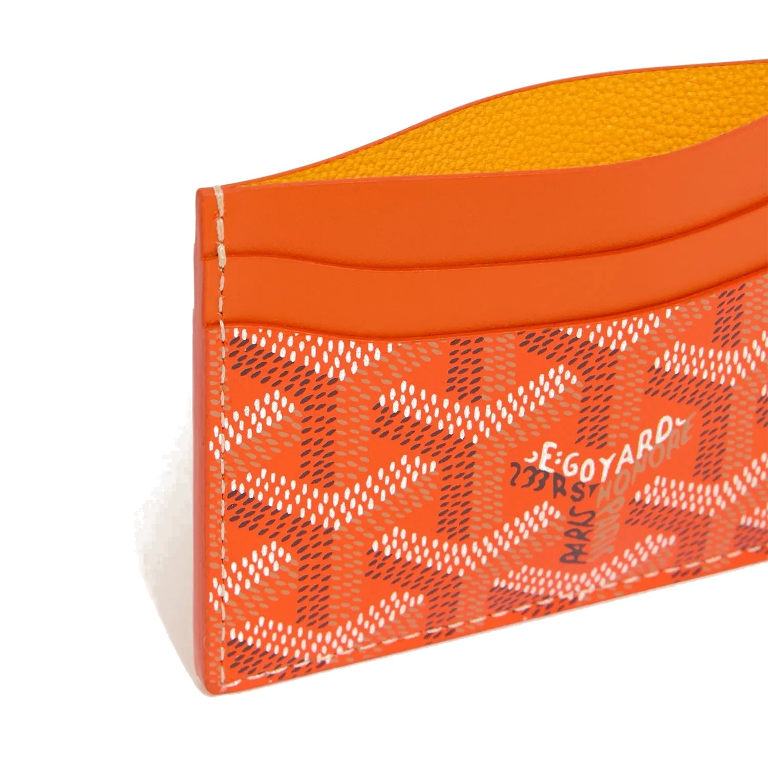 Classic Bi-Fold Card Holder - Orange - 11