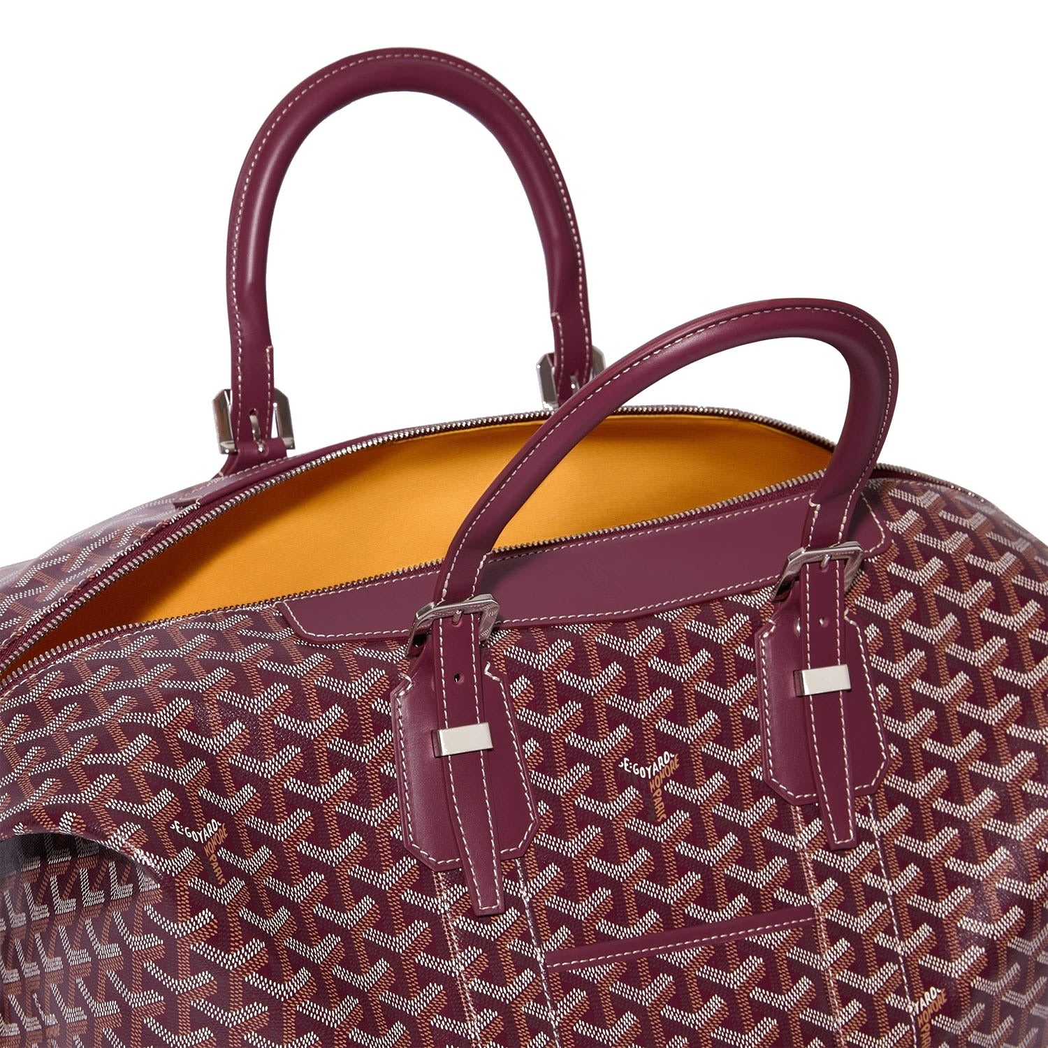 Canvas Bowling Travel Bag - 45cm - Burgundy - 41
