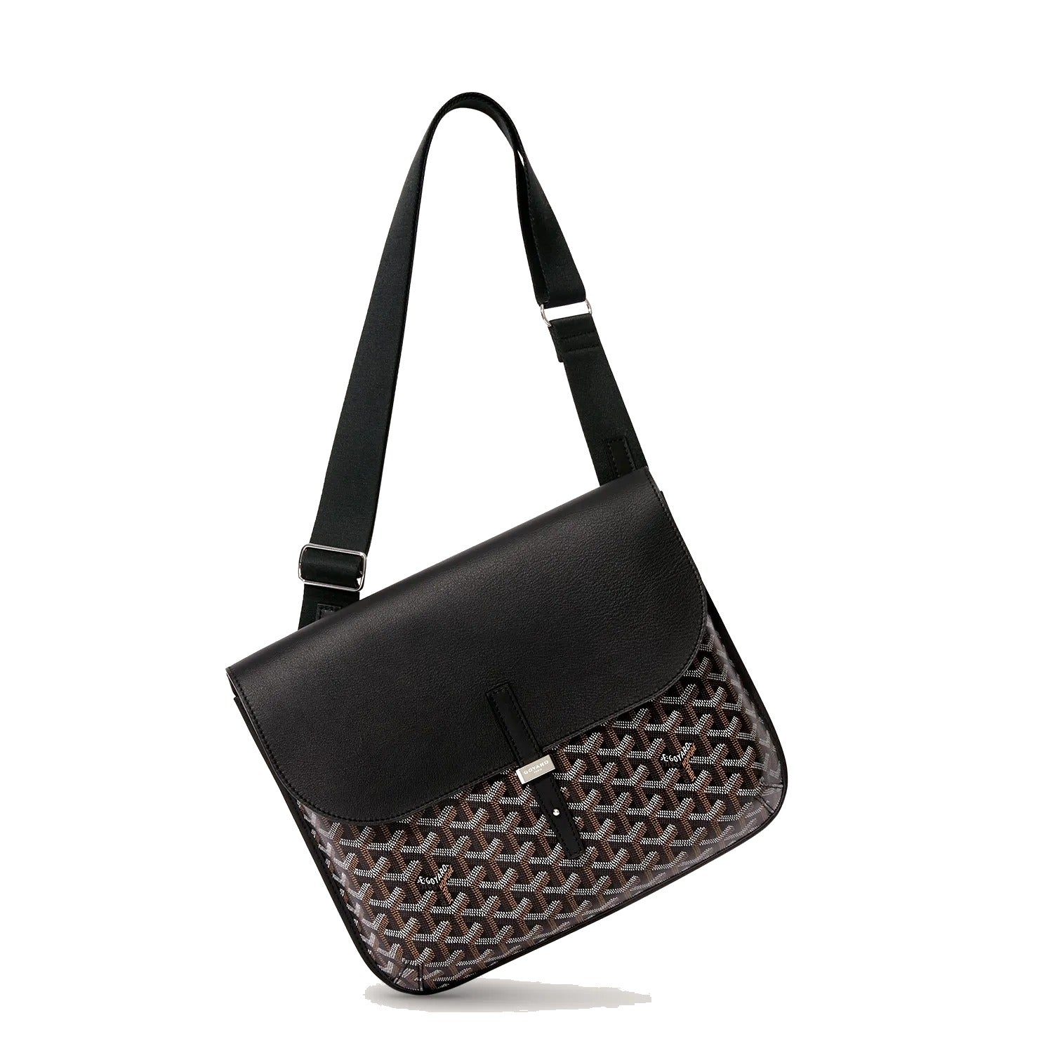 Sporty Messenger Crossbody - Medium - Black - 2