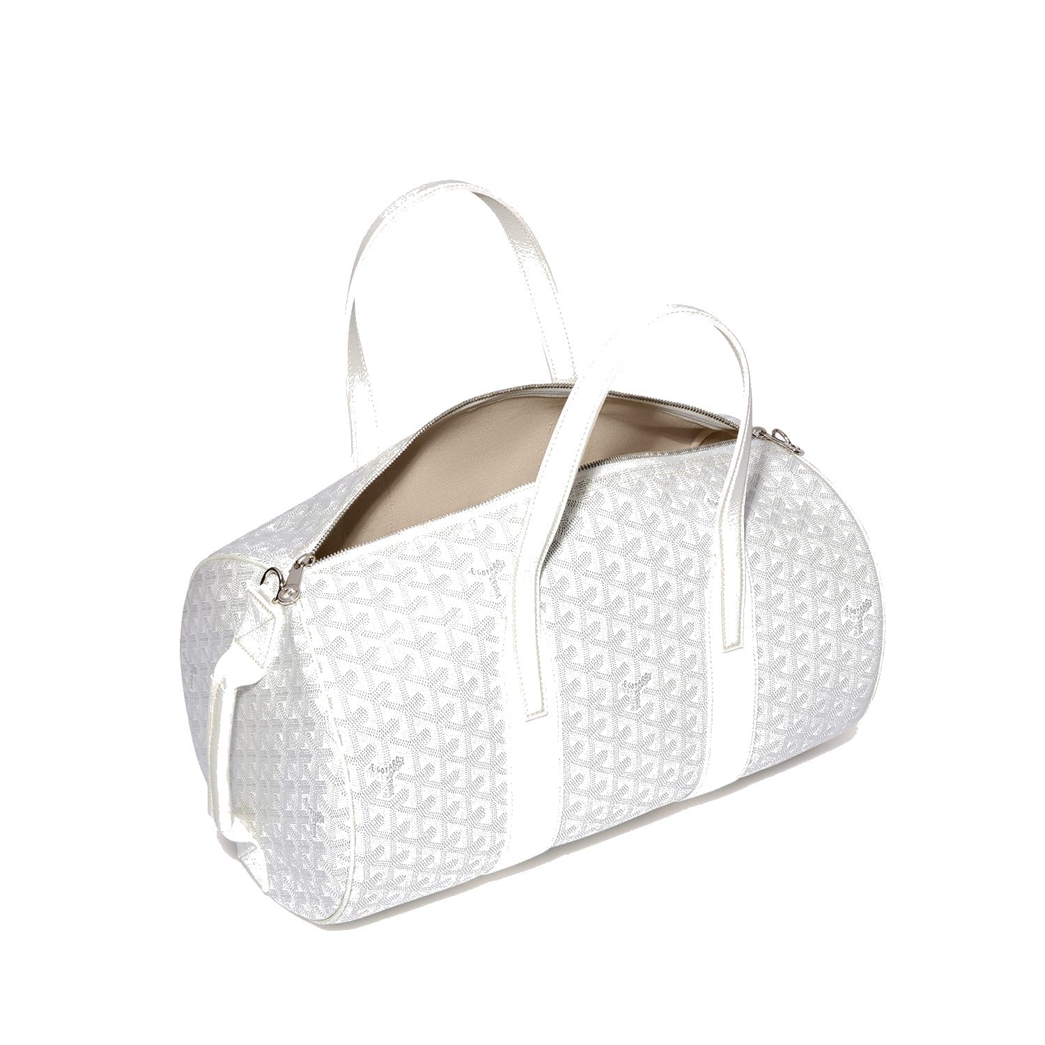 Canvas Sports Duffel Bag - White - 39