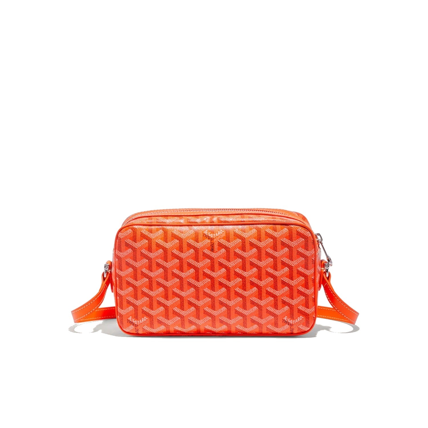 Compact Crossbody Flap Bag - Orange - 15