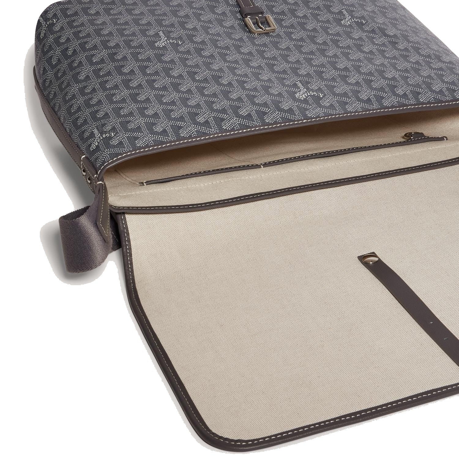 Classic Messenger Bag - Medium - Grey - 20