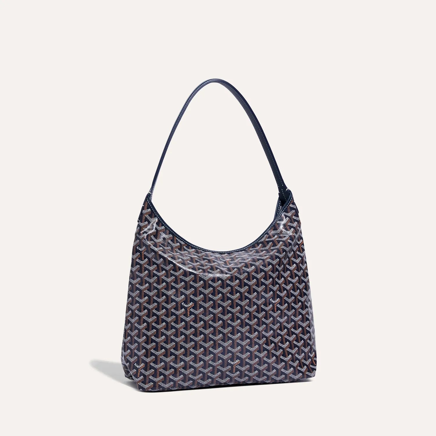 Bohème Hobo Shoulder Bag - Navy Blue