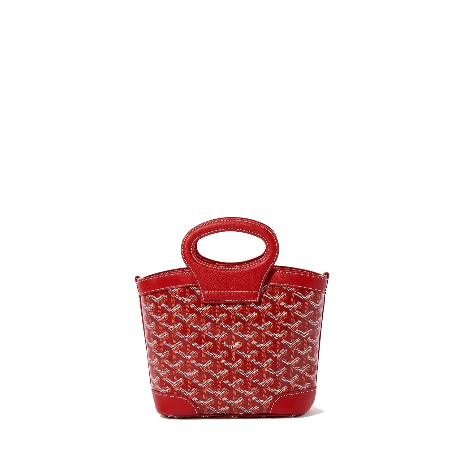 Drawstring Mini Bucket Bag - Red - 10