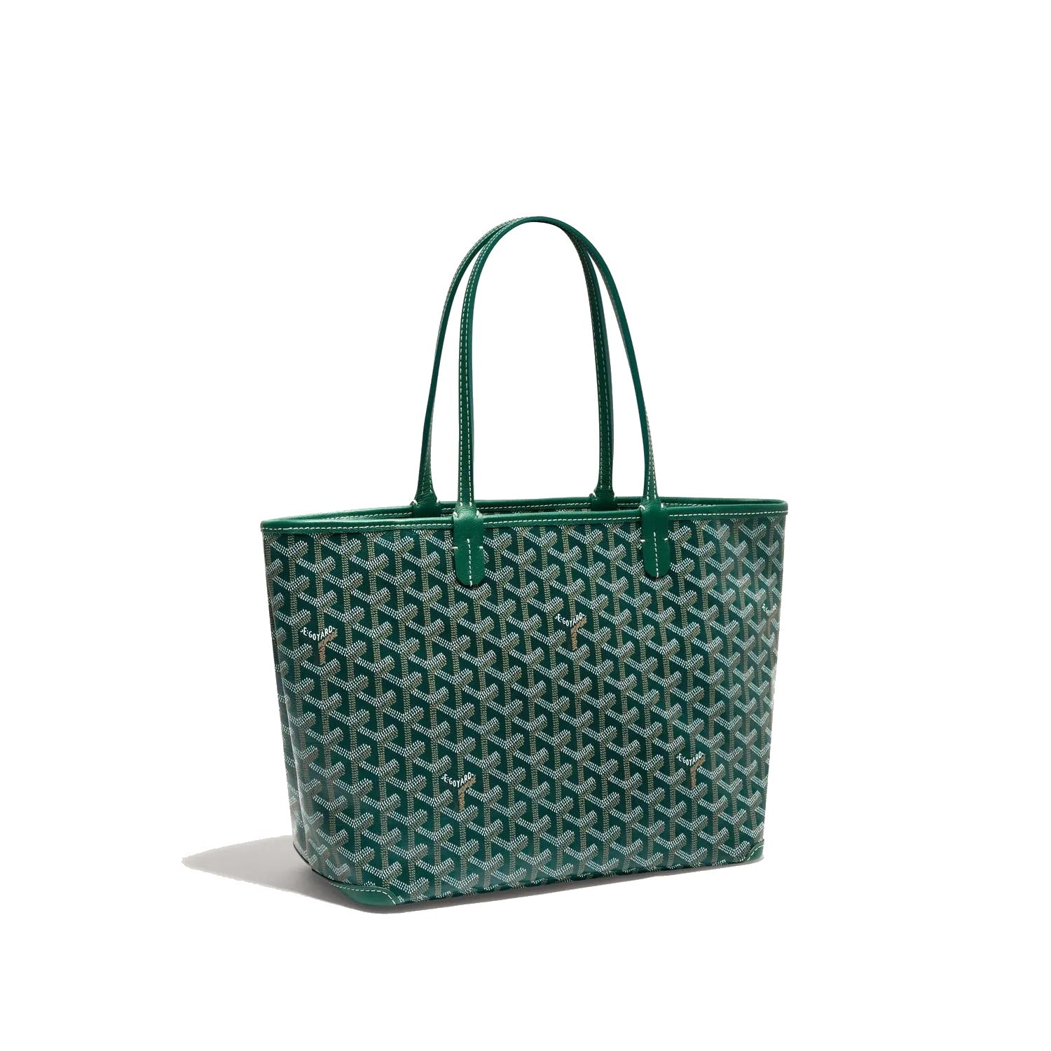 Zippered Canvas Tote - Small - Green