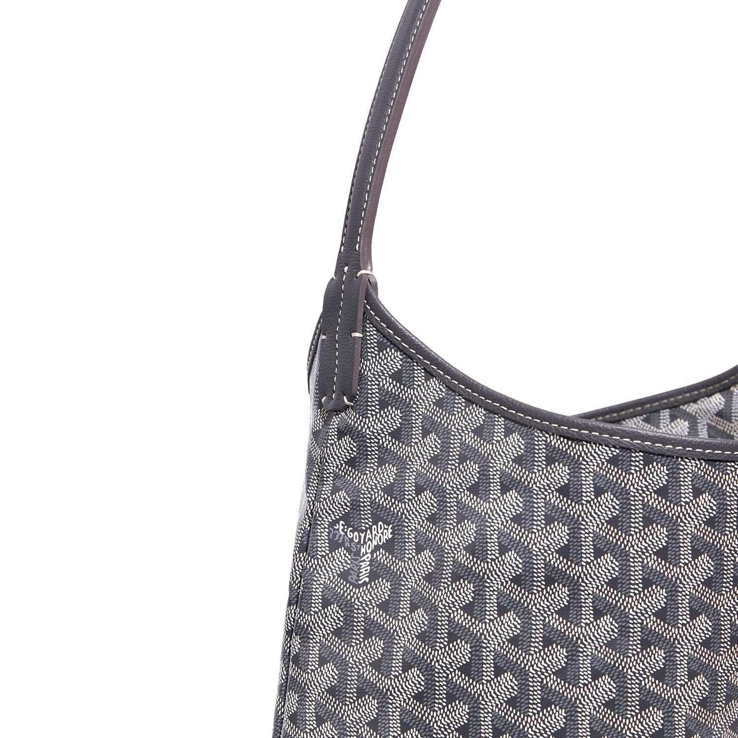 Slouchy Hobo Shoulder Bag - Grey - 64