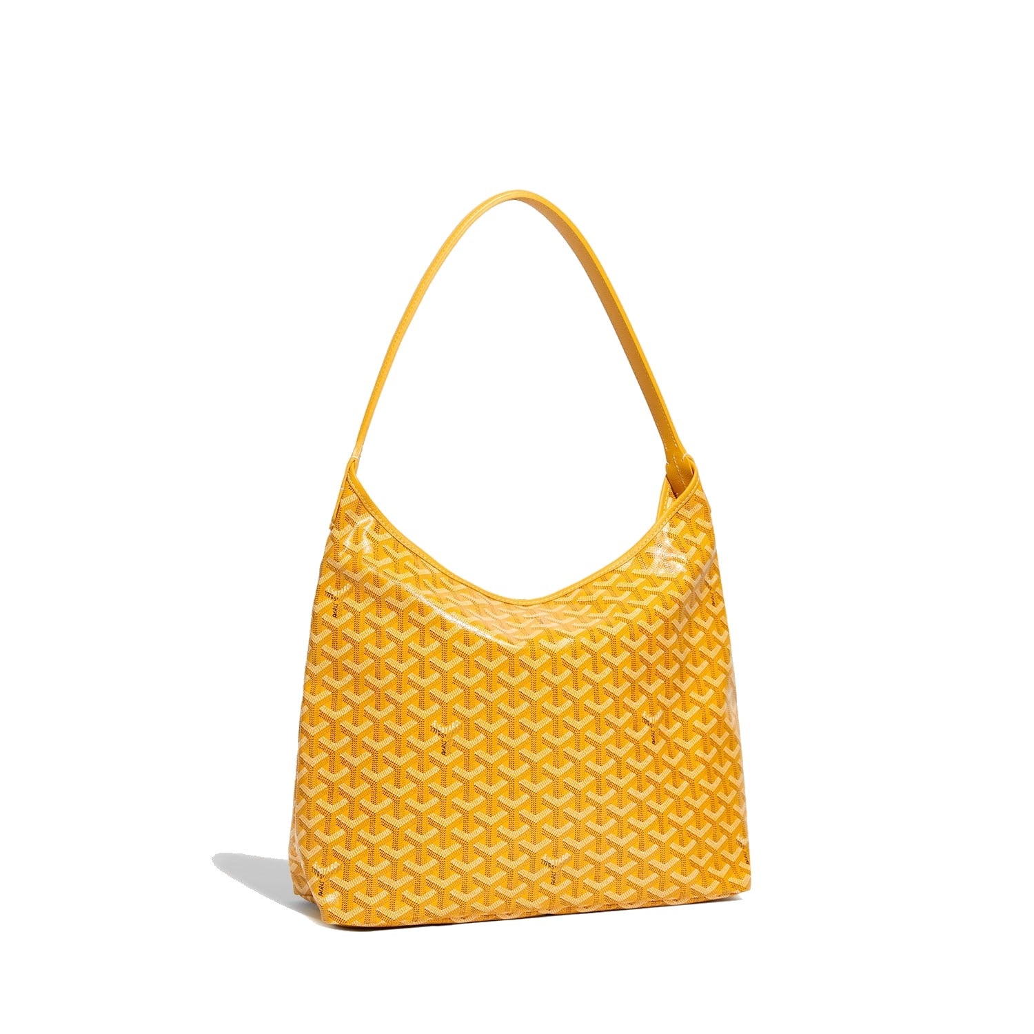 Slouchy Hobo Shoulder Bag - Yellow