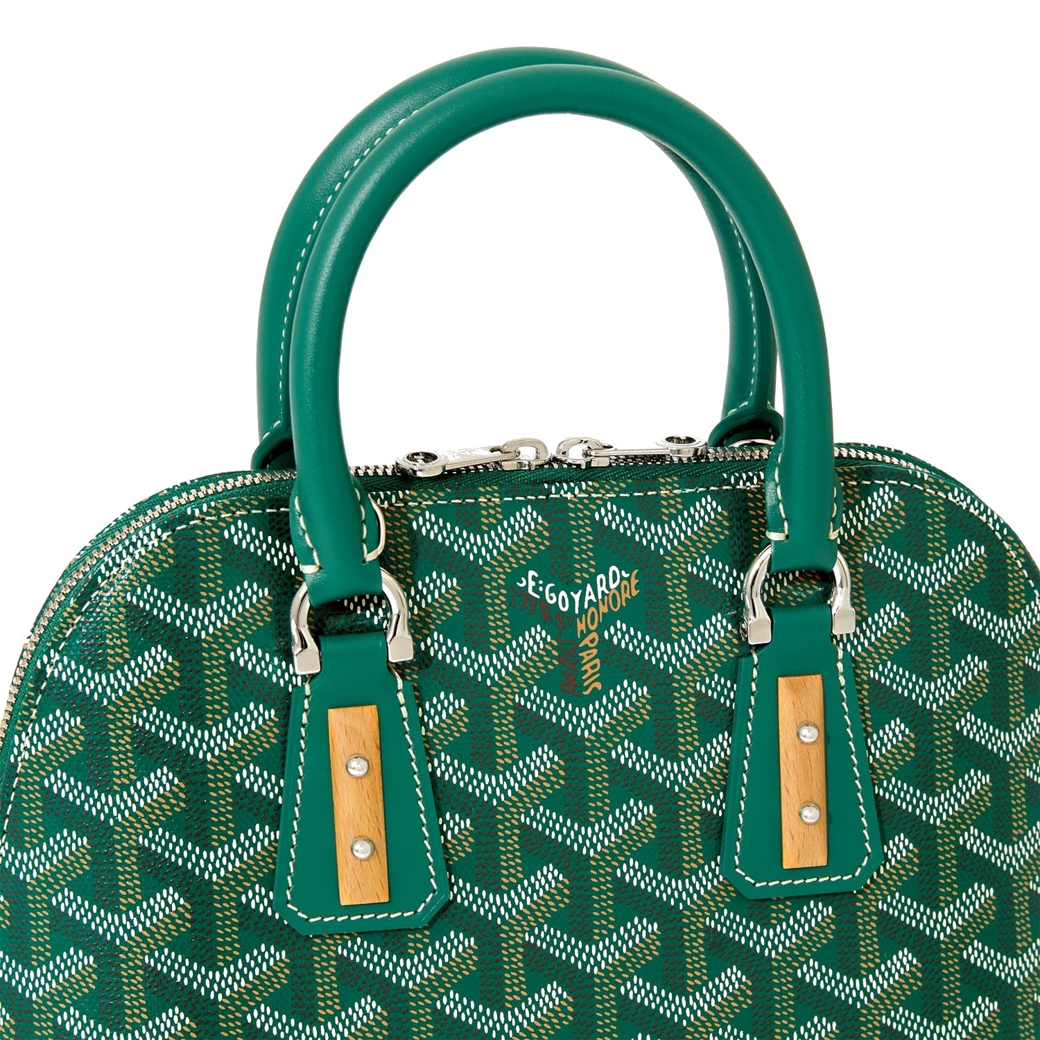 Mini Structured Top-Handle Bag - Green - 28