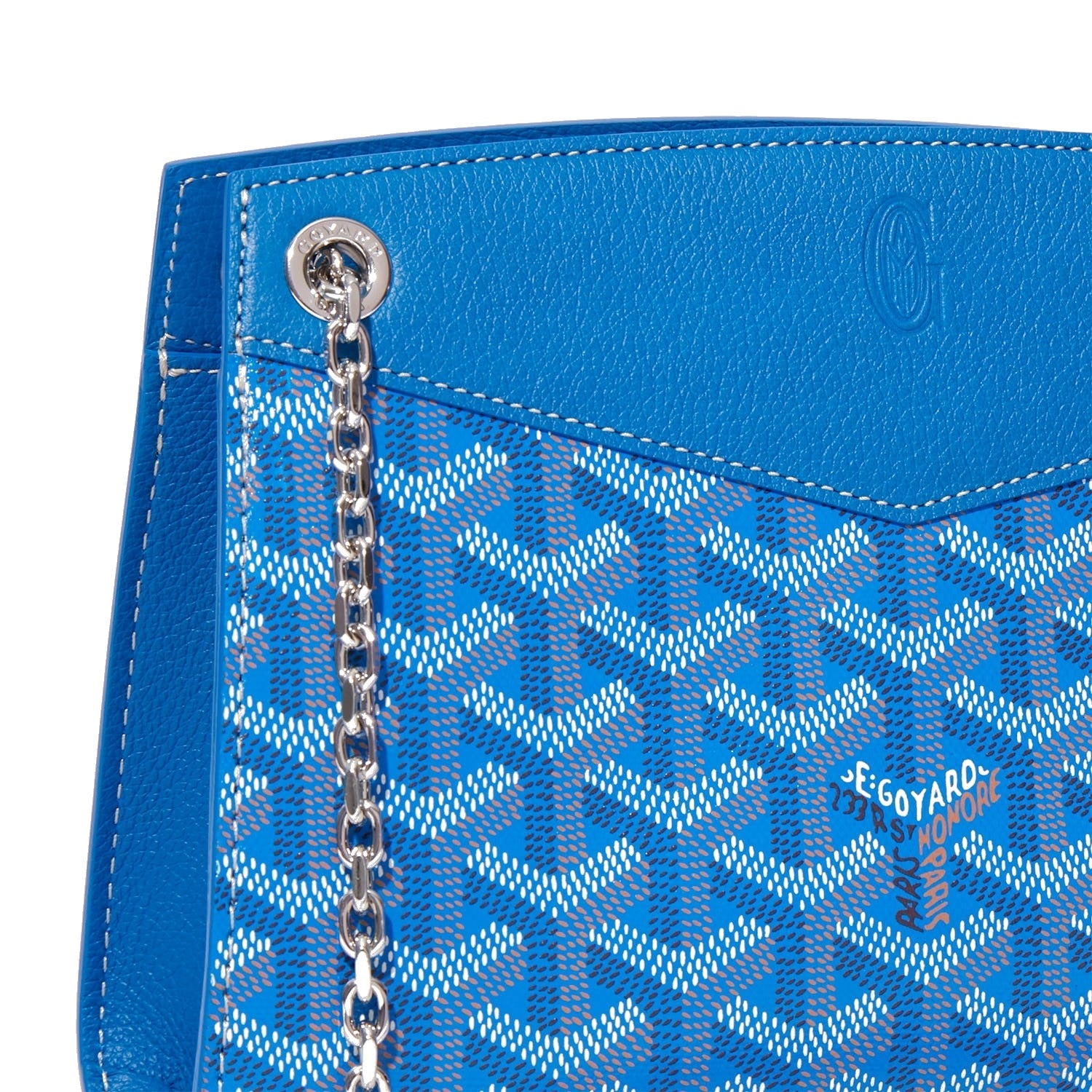 Structured Mini Bucket Bag - Sky Blue - 35
