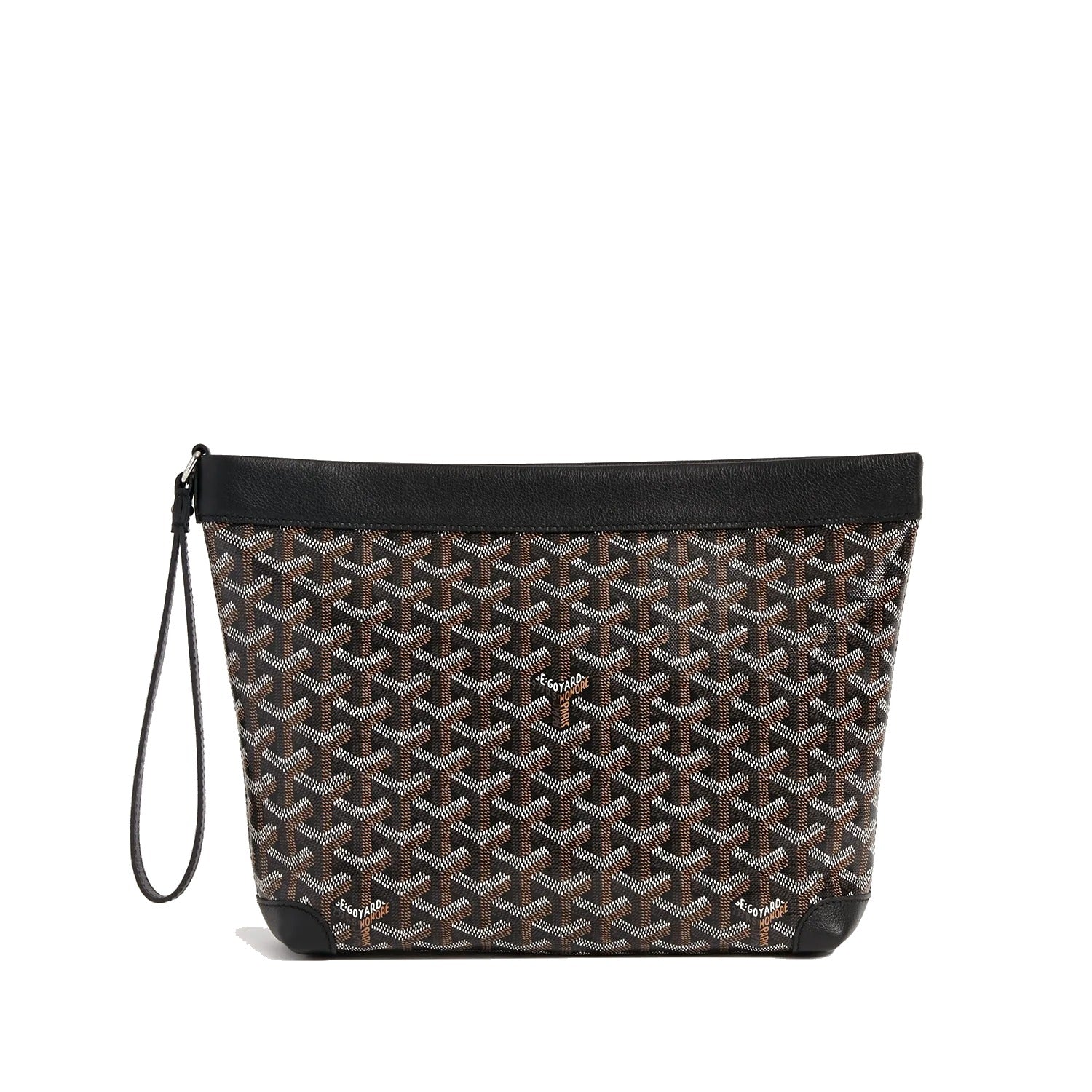 Compact Leather Everyday Pouch - Black - 2