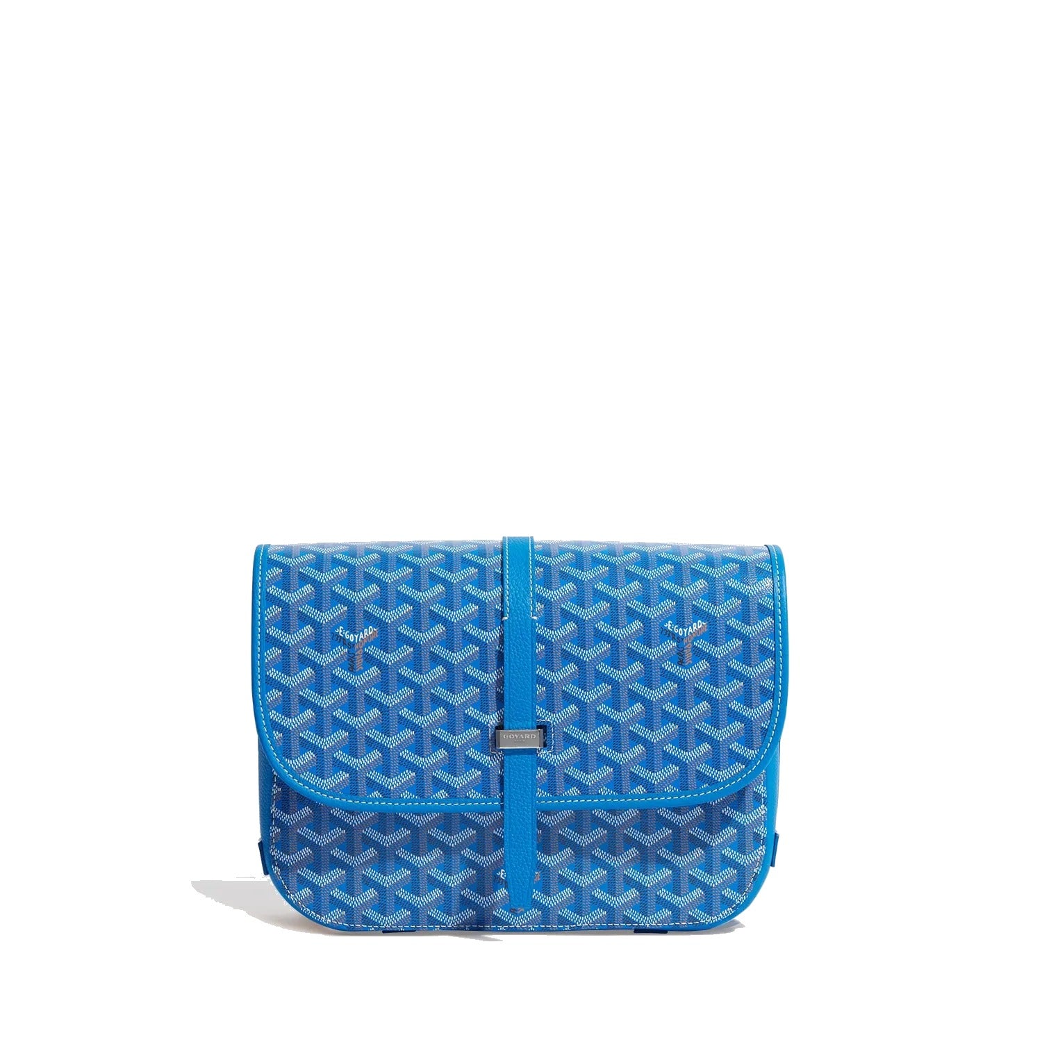 Canvas Crossbody Messenger - Medium - Sky Blue - 32