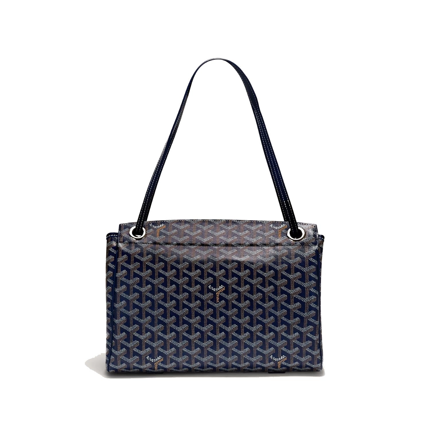 Soft Drawstring Bucket Bag - Navy Blue - 83
