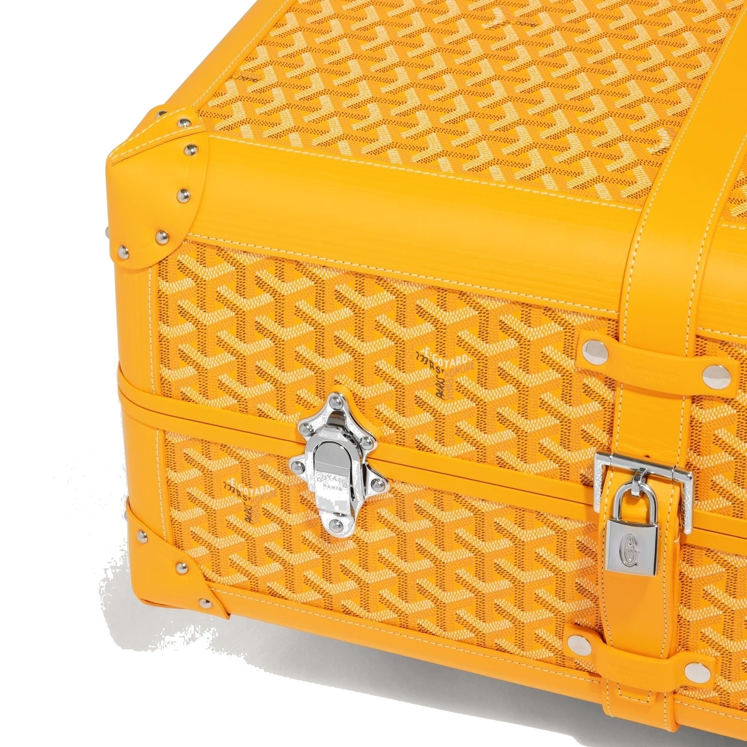 Canvas Rolling Trolley Suitcase - Cabin - Yellow - 28