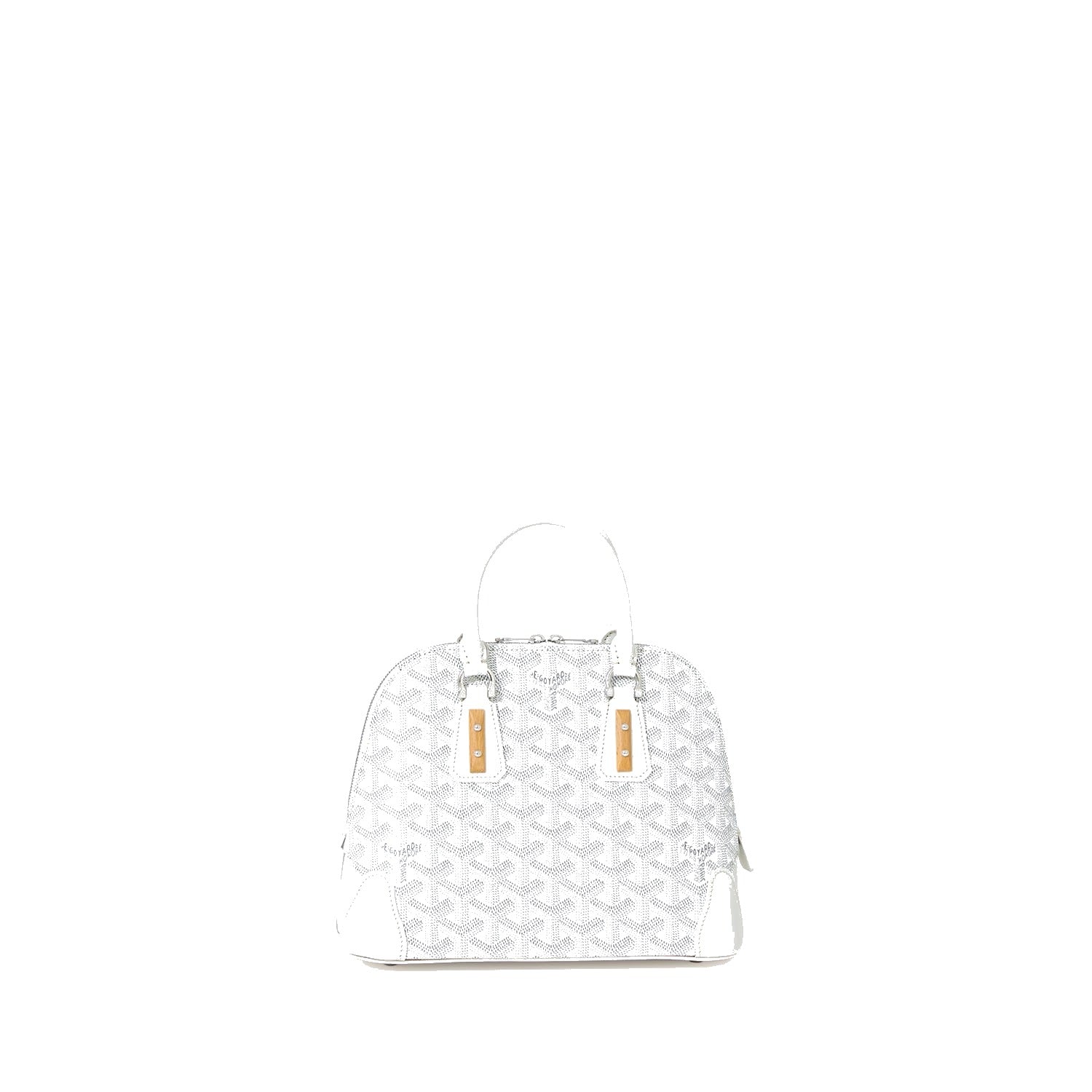 Mini Structured Top-Handle Bag - White - 47