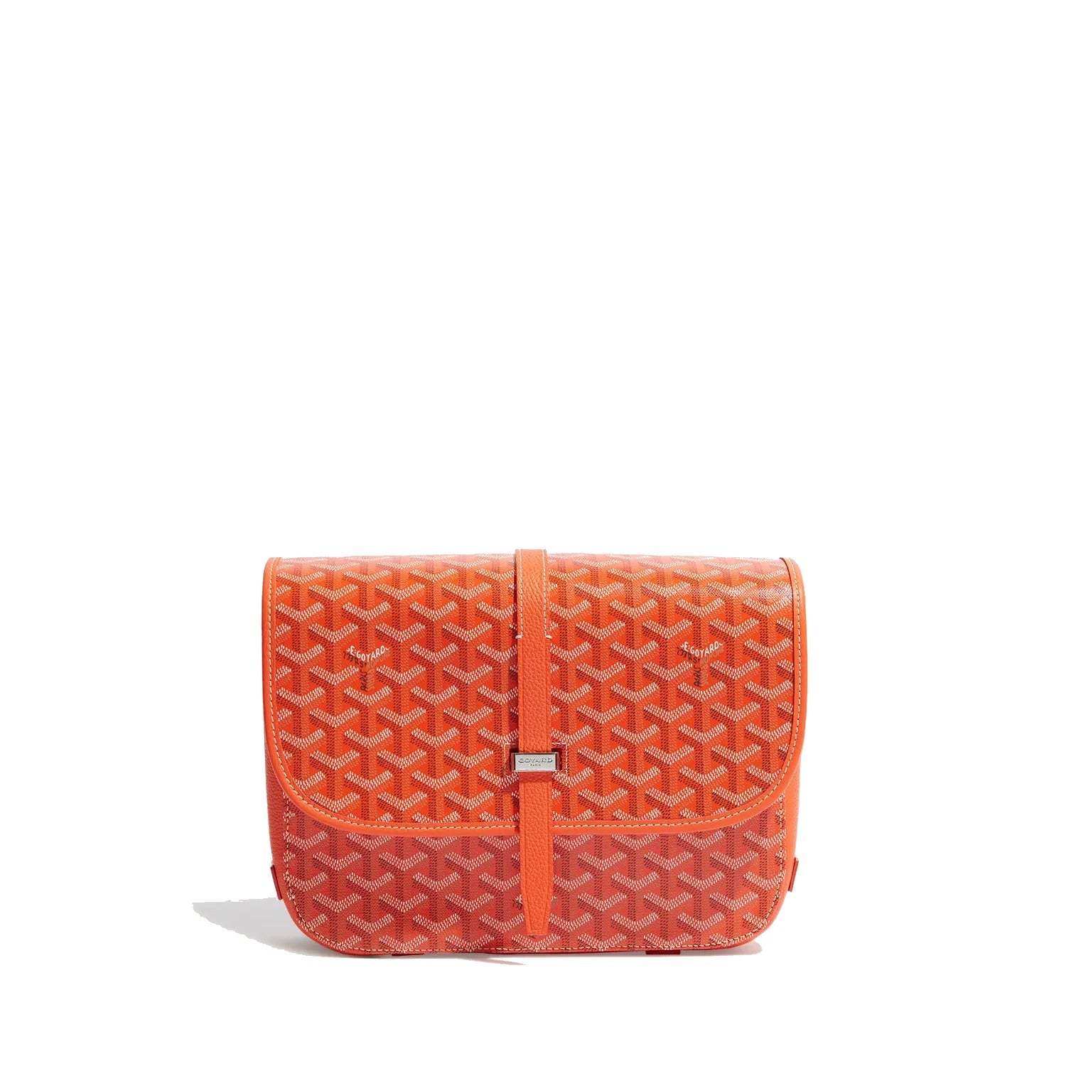 Canvas Crossbody Messenger - Medium - Orange - 17