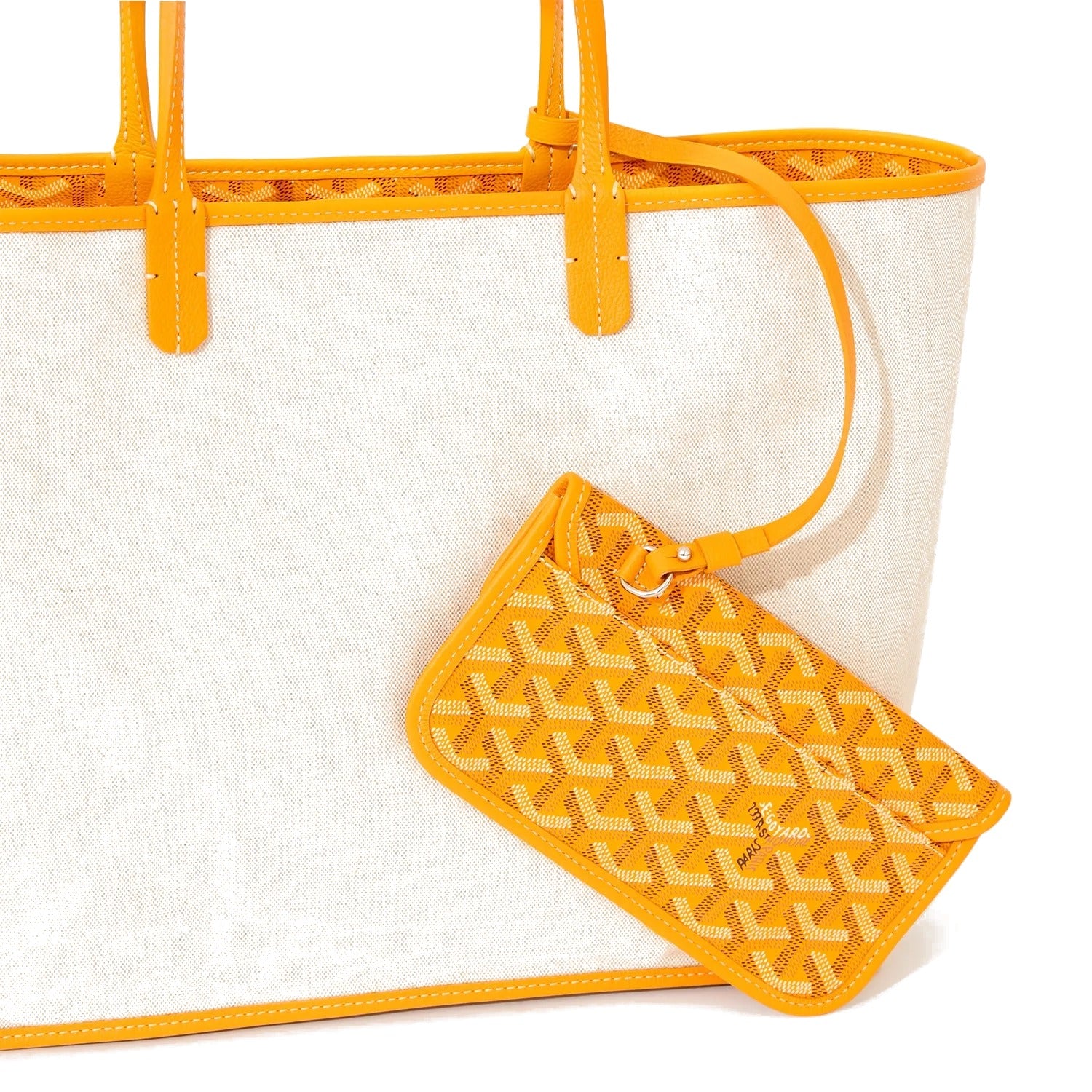 Canvas Tote with Personalized Stripes - Small - Yellow - 29