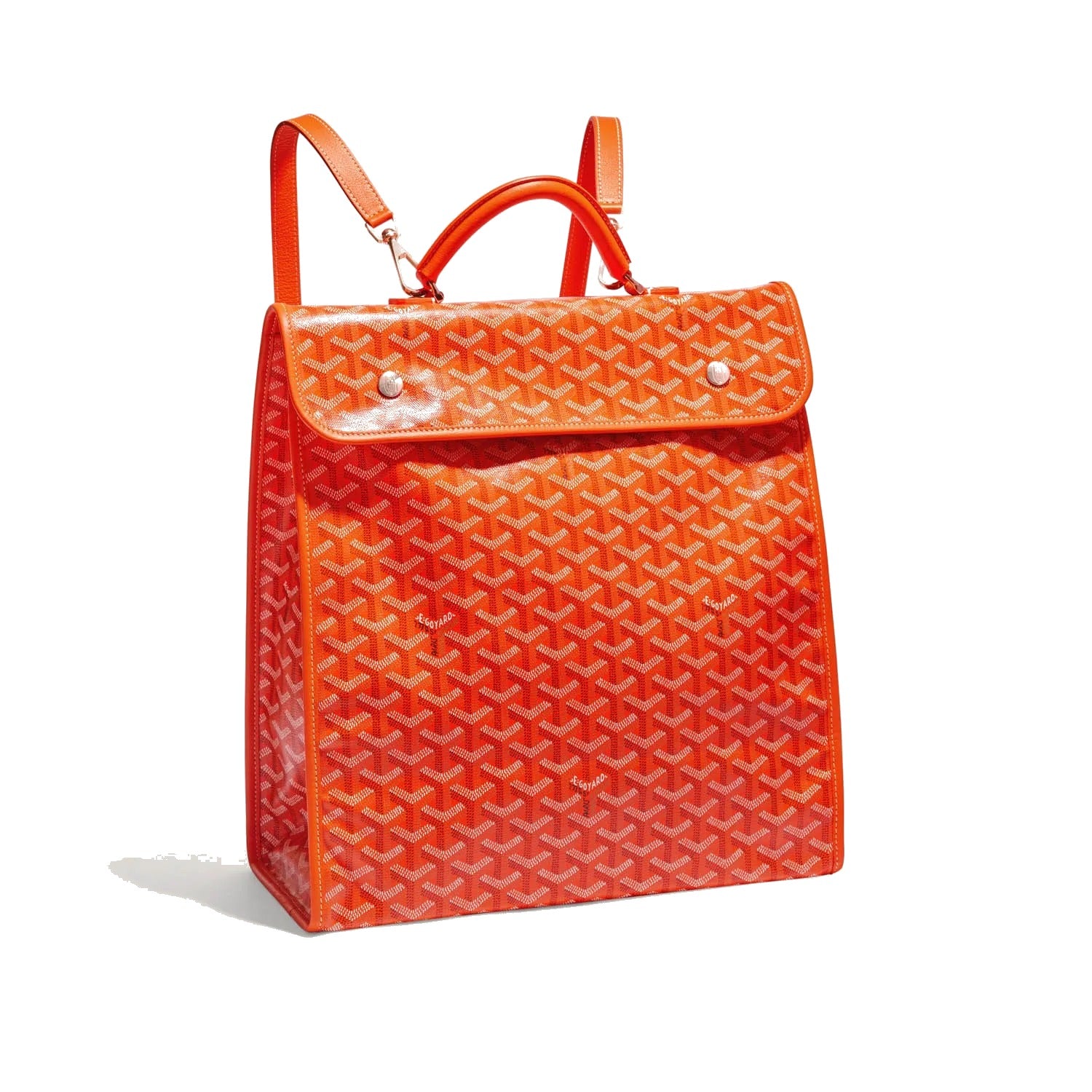Travel Canvas Backpack - Orange
