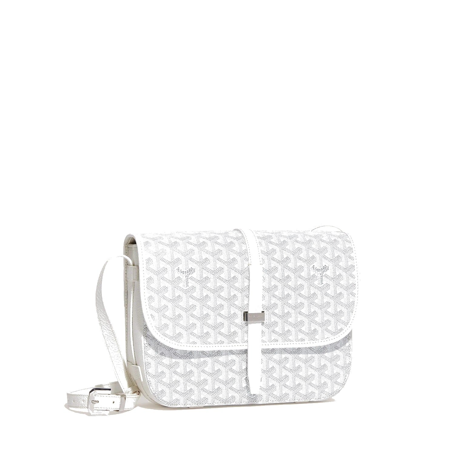 Canvas Crossbody Messenger - Medium - White
