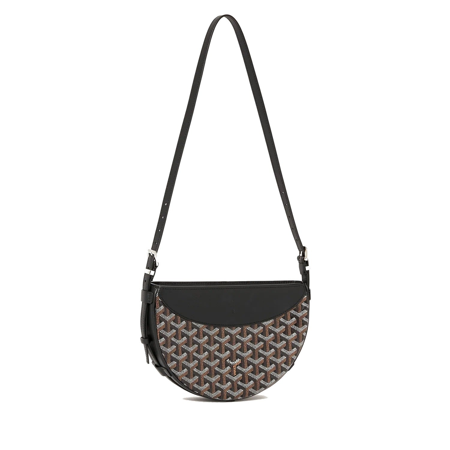 Crescent Shoulder Bag - Black - 4