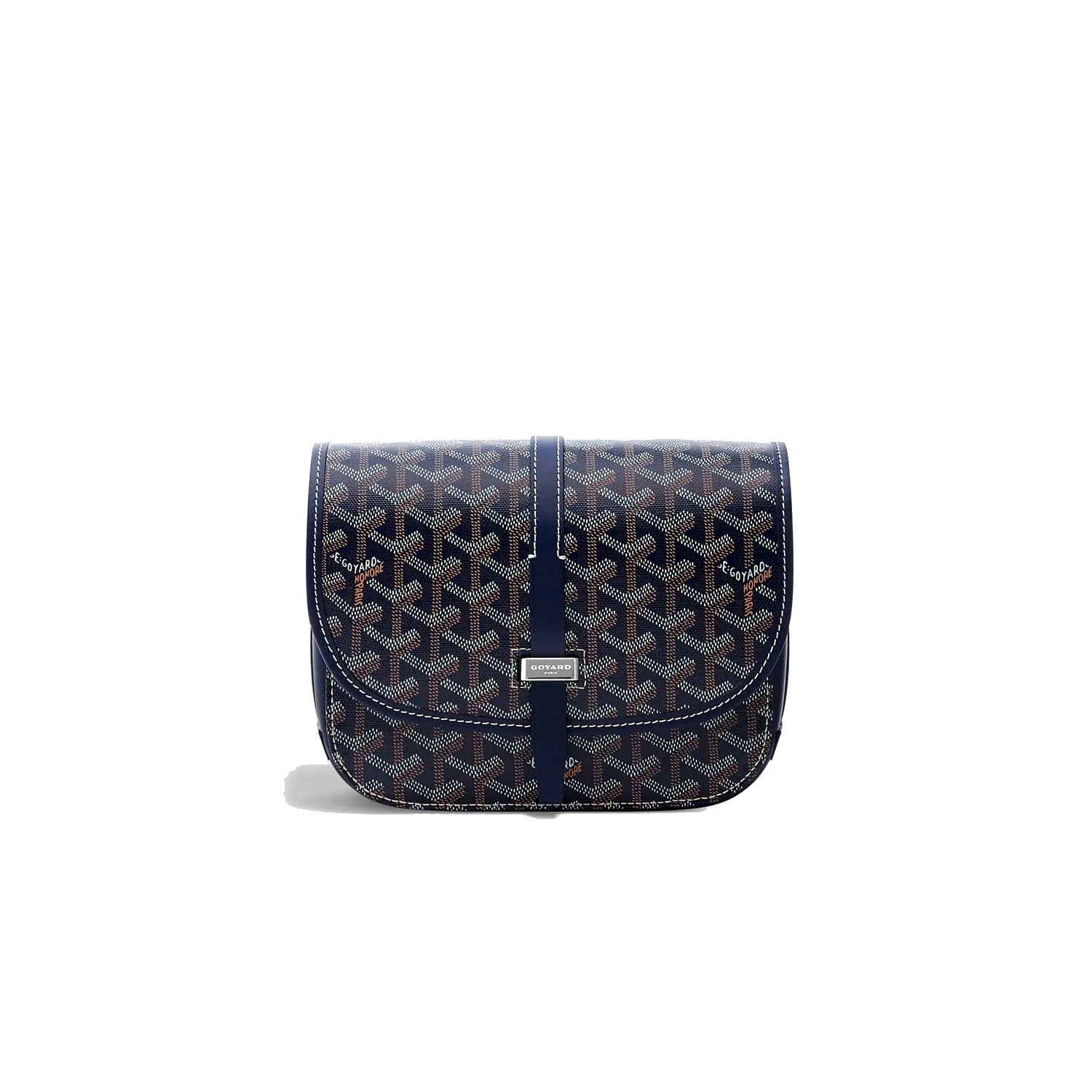 Canvas Crossbody Messenger - Small - Navy Blue - 37