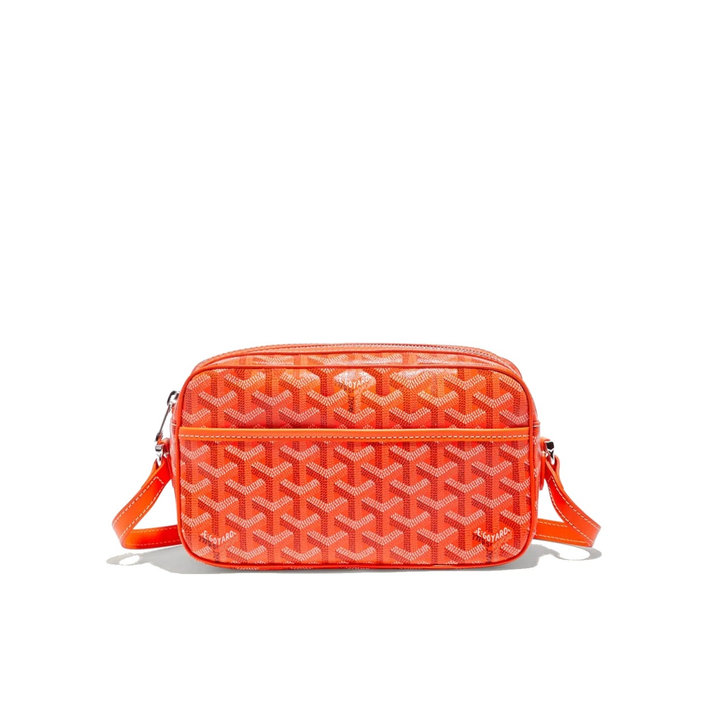 Compact Crossbody Flap Bag - Orange - 14